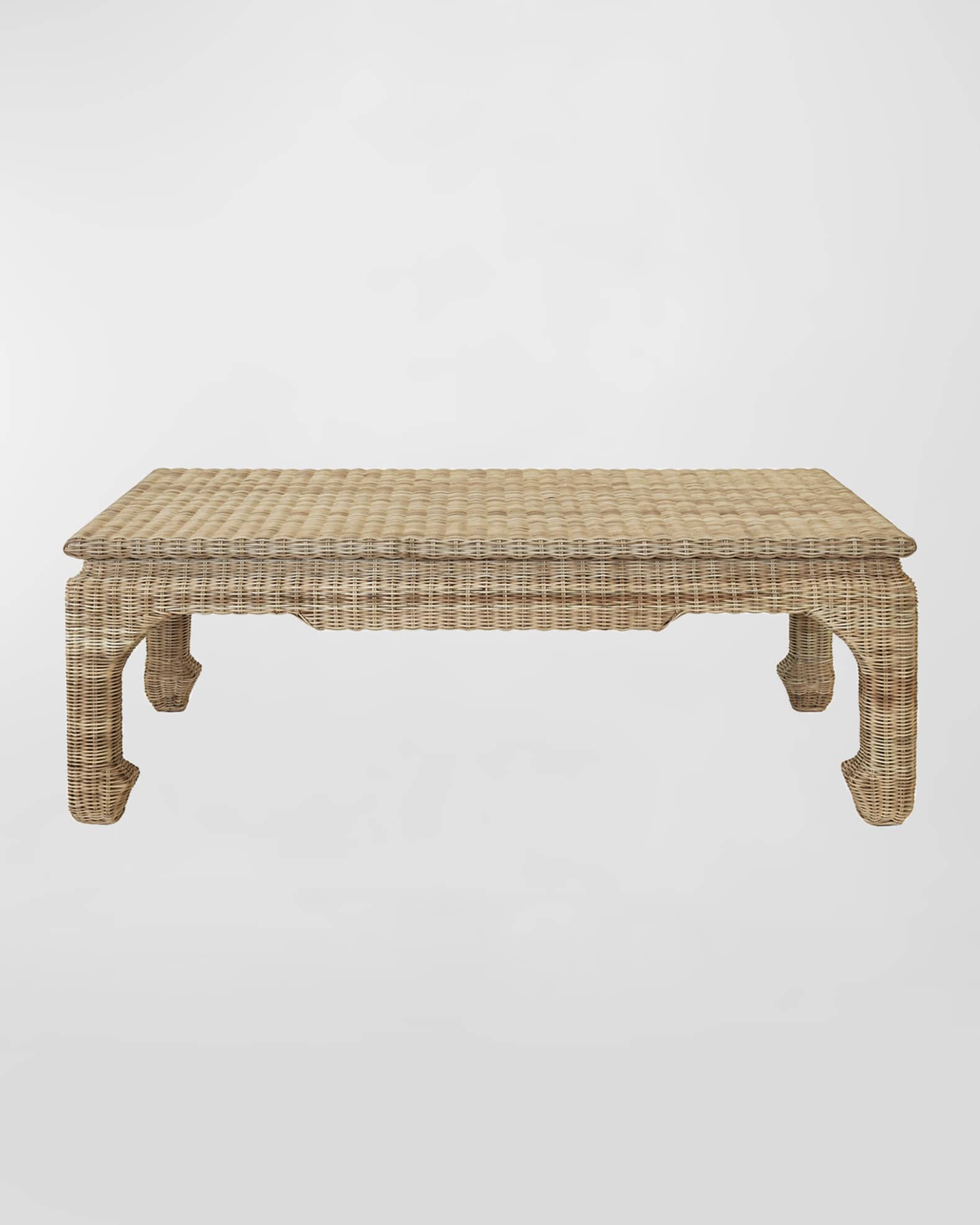Guinevere Rattan Coffee Table 1