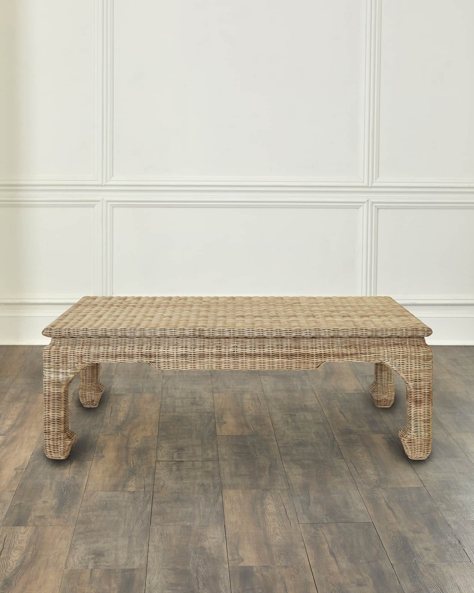 Guinevere Rattan Coffee Table 0