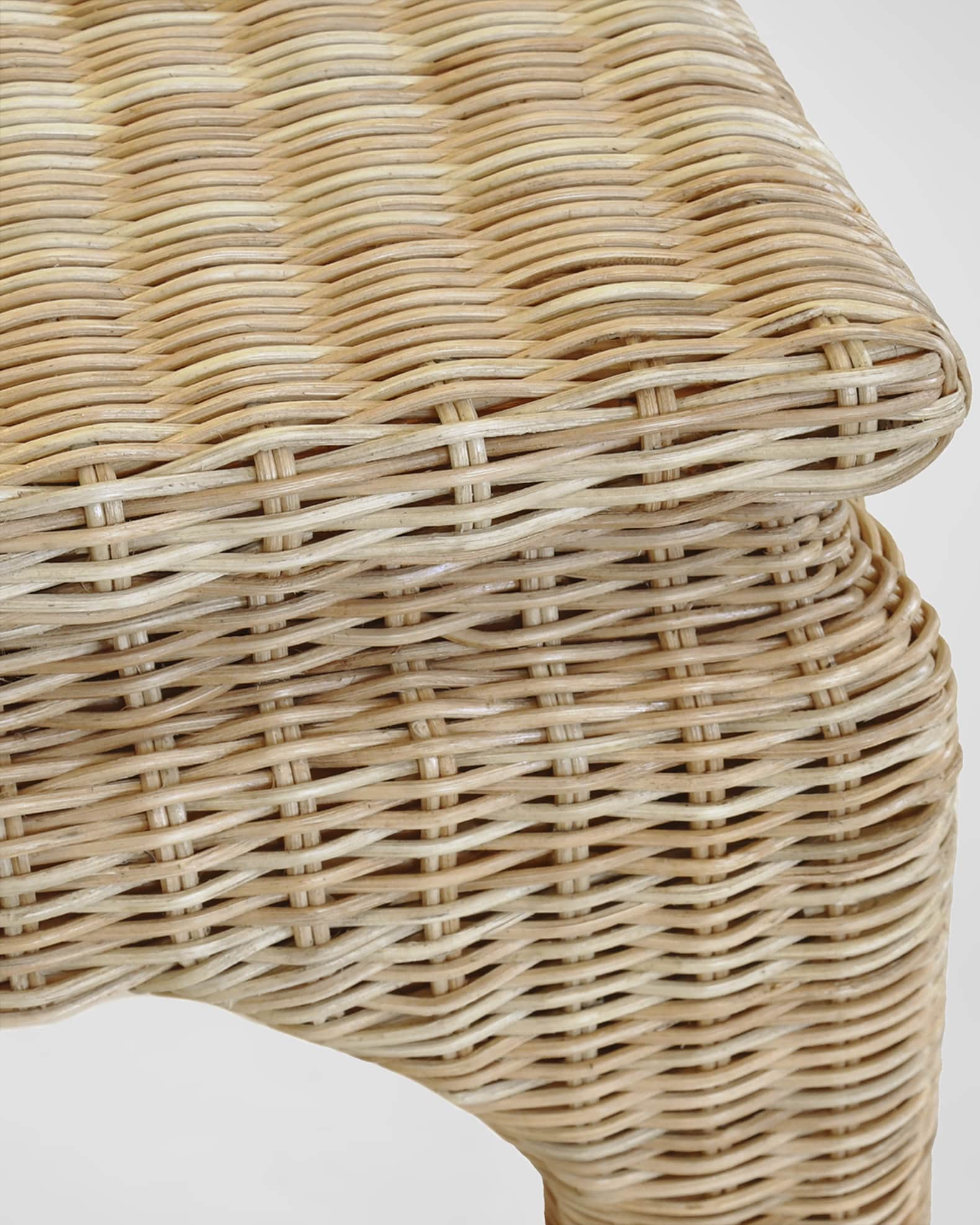Worlds Away Guinevere Rattan Coffee Table | Neiman Marcus