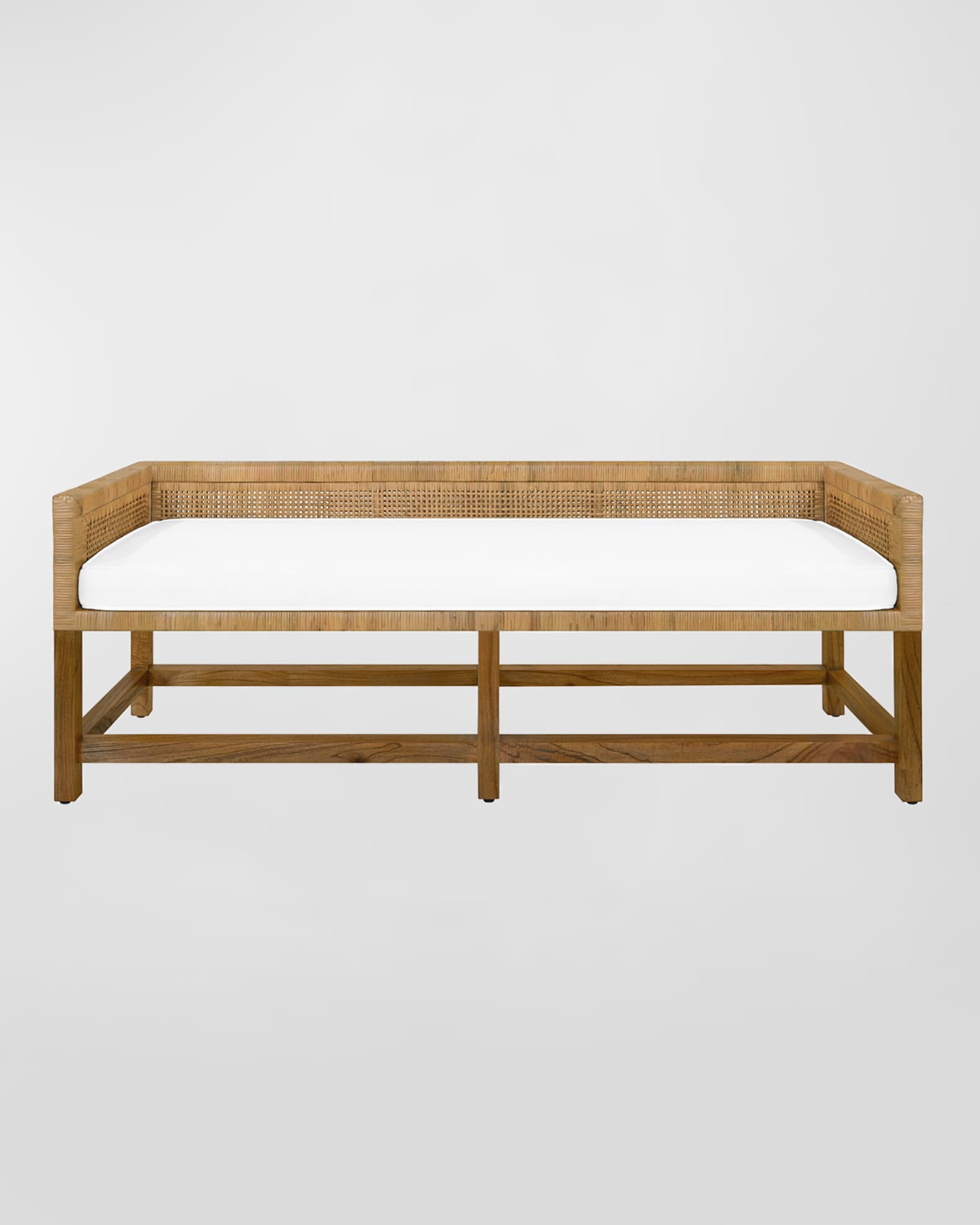 Monterey Cane Bench, 64" 1