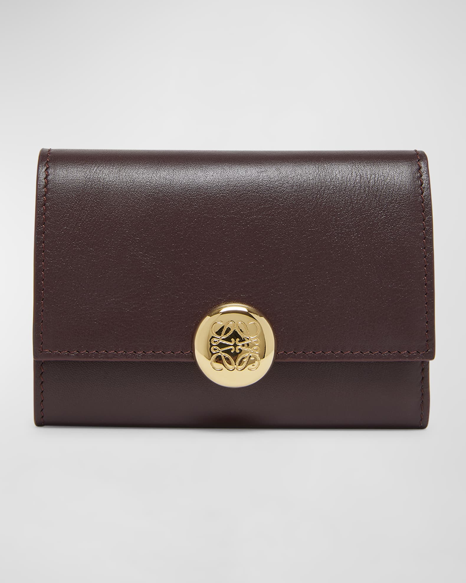 Loewe Small Pebble Leather Trifold Wallet