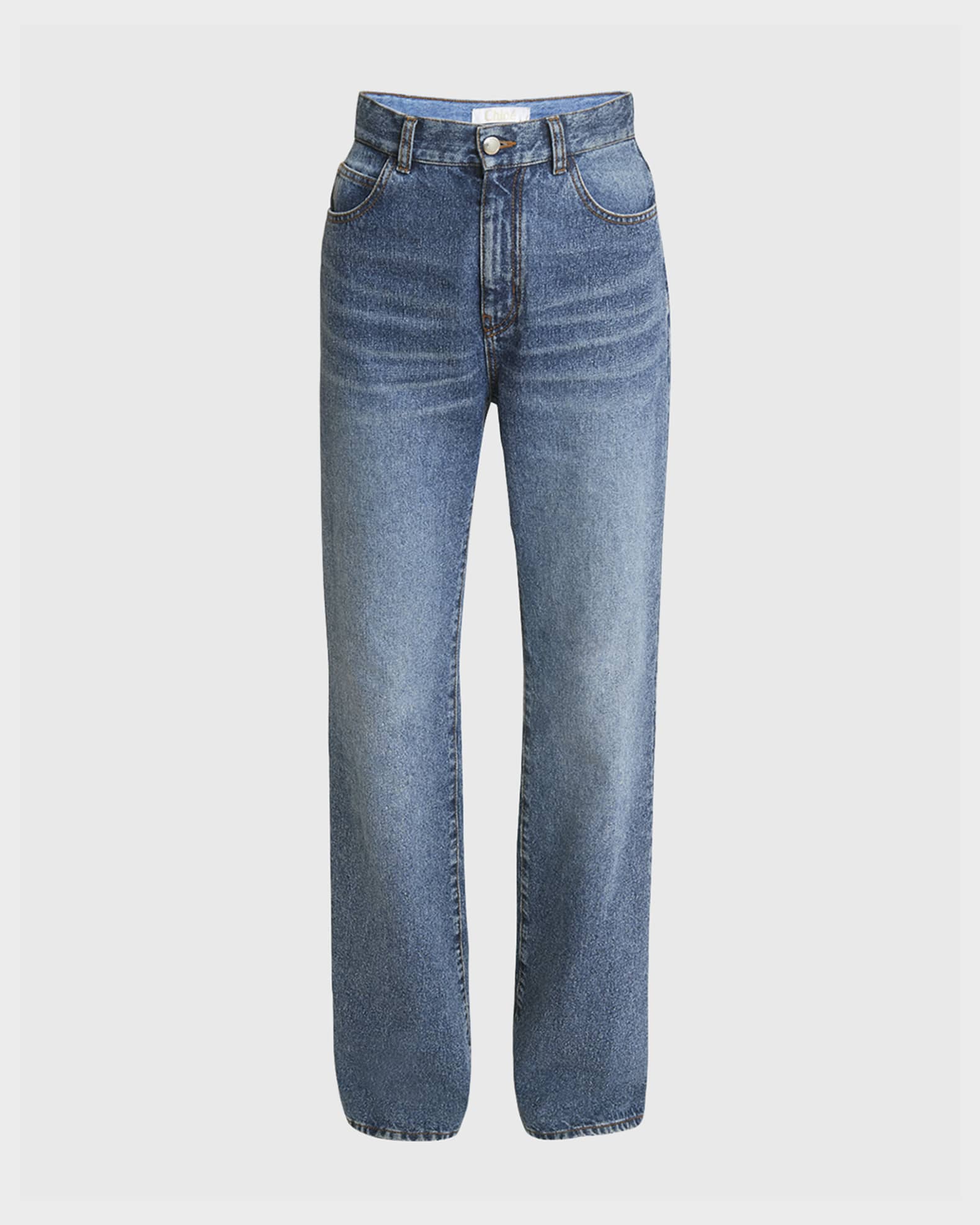 Valentino Belted Flare Jean in Blue