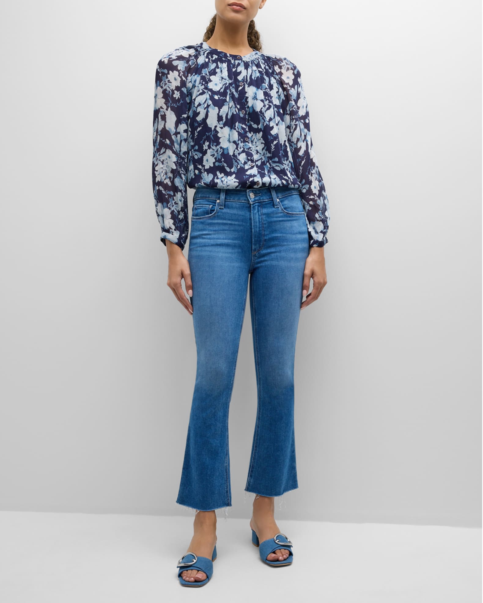 Colette crop flare online