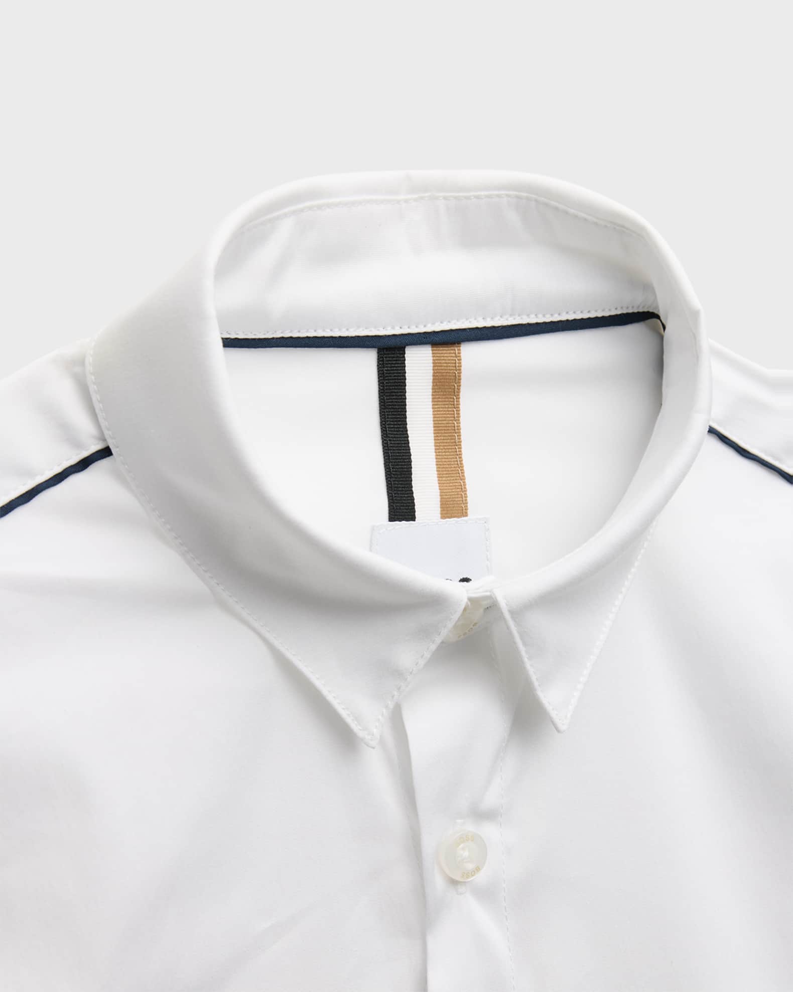 Boy's Mini Me Poplin Button-Front Dress Shirt, Size 4-16 1