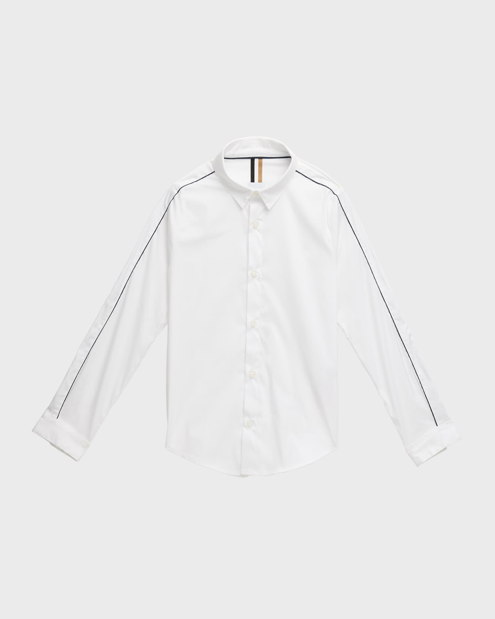 Boy's Mini Me Poplin Button-Front Dress Shirt, Size 4-16 0