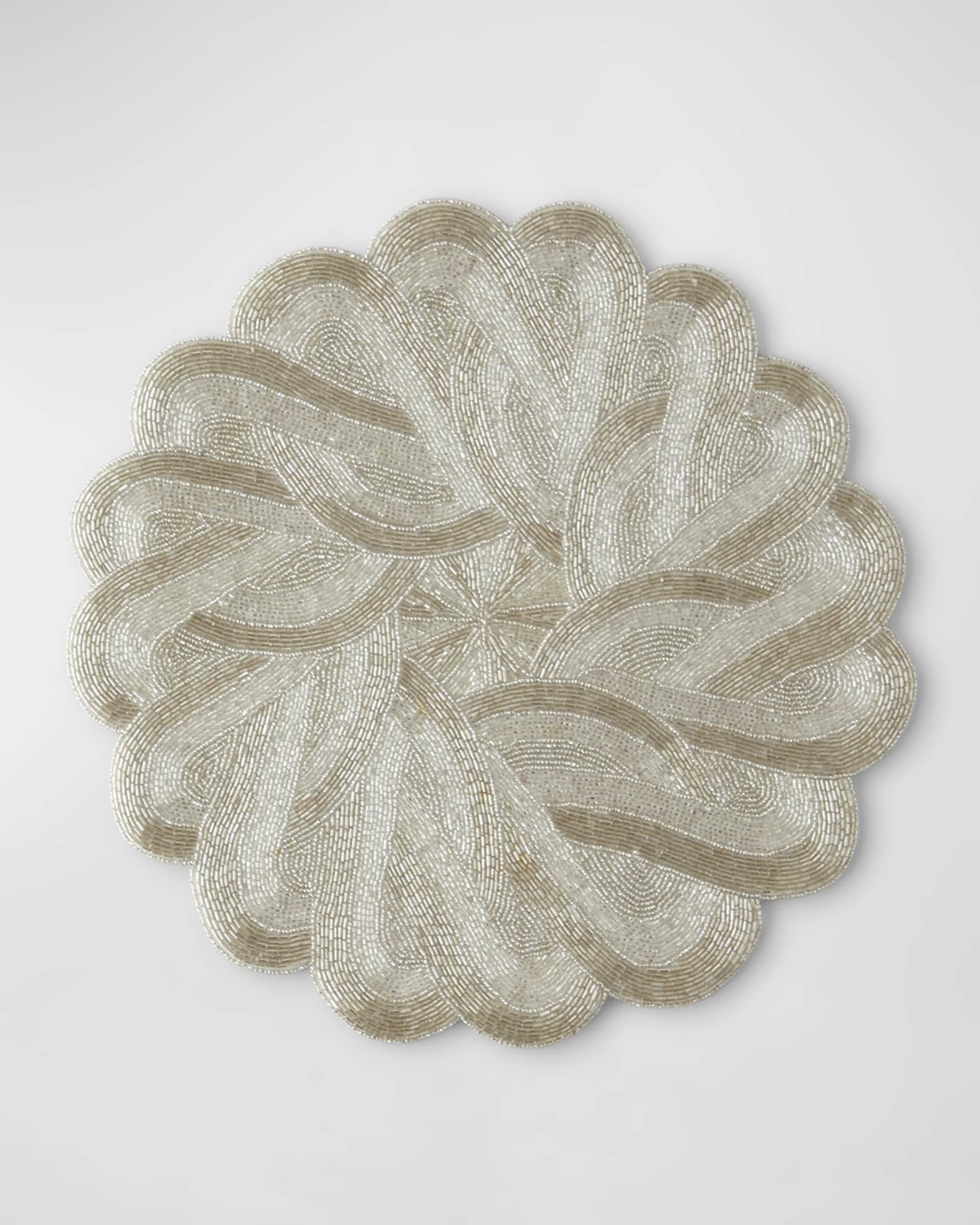 Braided Beaded Placemat  1
