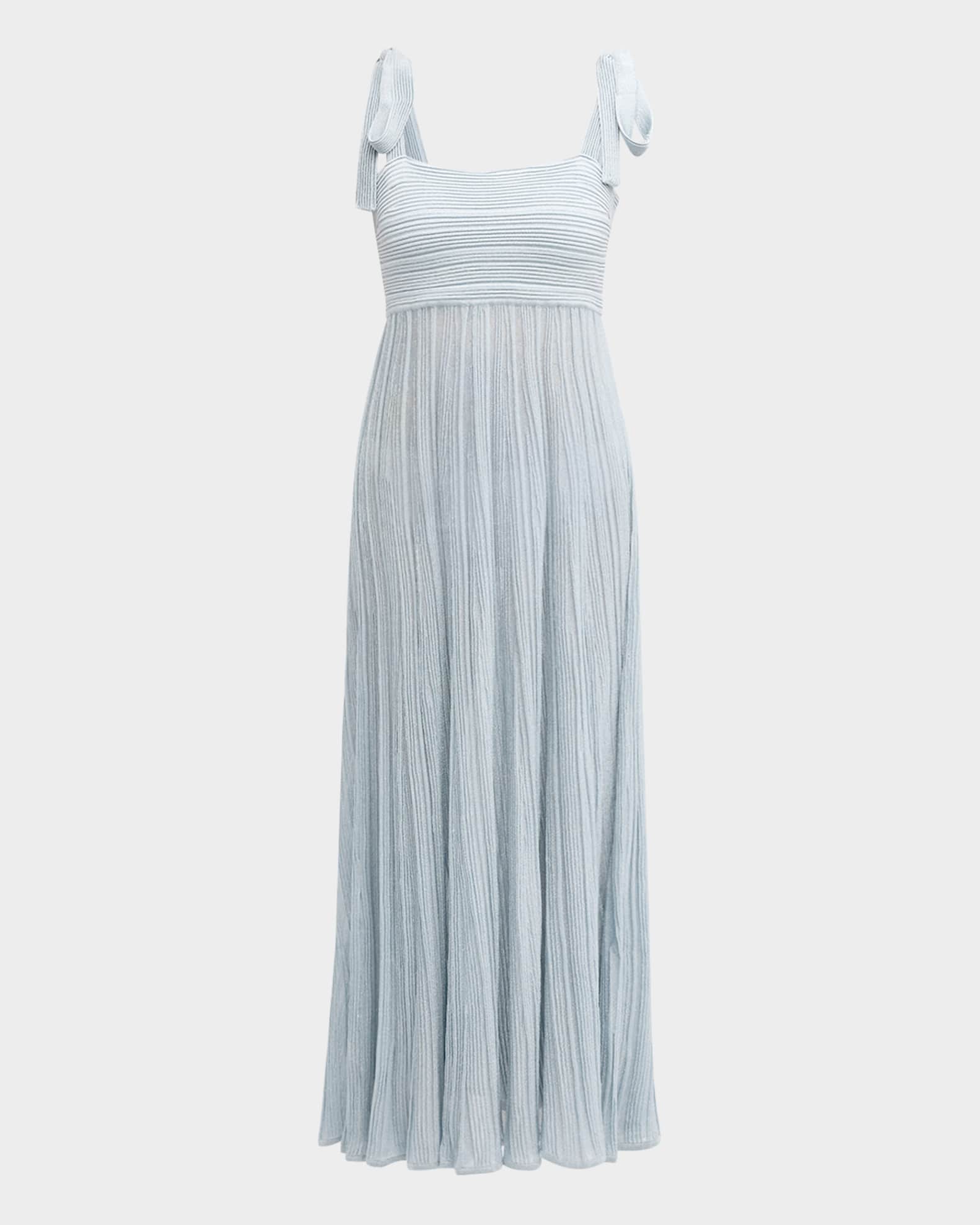 Waverly Metallic Tie Dress