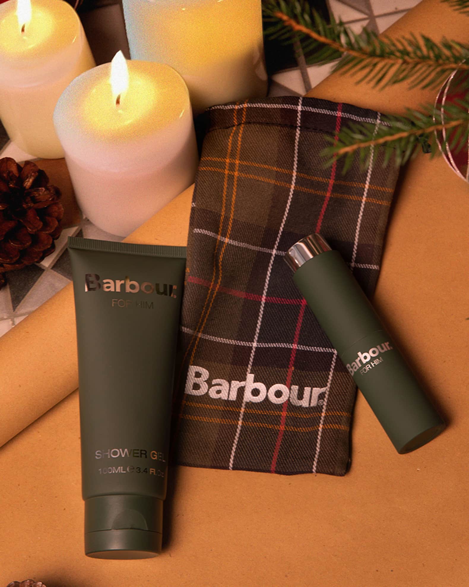 Barbour Him Bauble Set