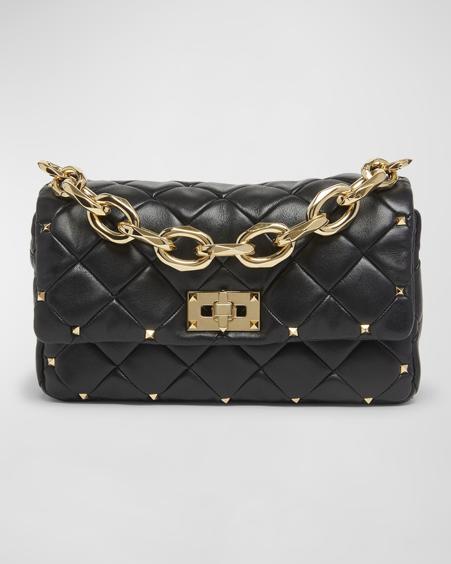 Valentino Garavani Rockstud-embellished crossboady bag - Blue