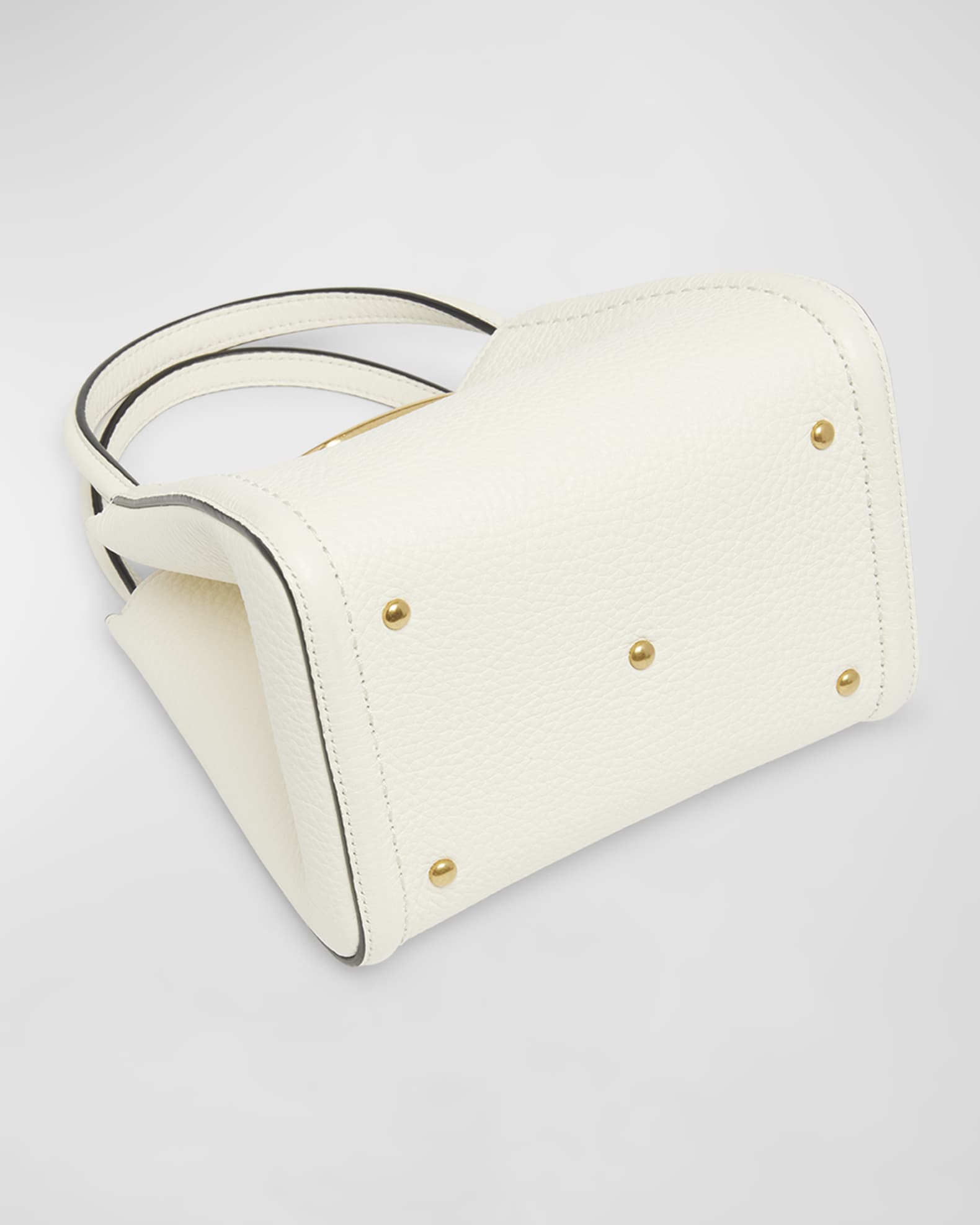 Valentino Garavani Alltime VLOGO Small Leather Top-Handle