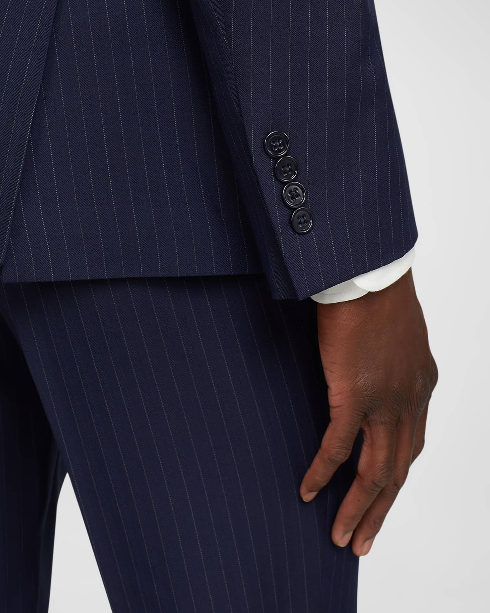 Ralph Lauren Purple Label Men's Kent Hand-Tailored Pinstripe