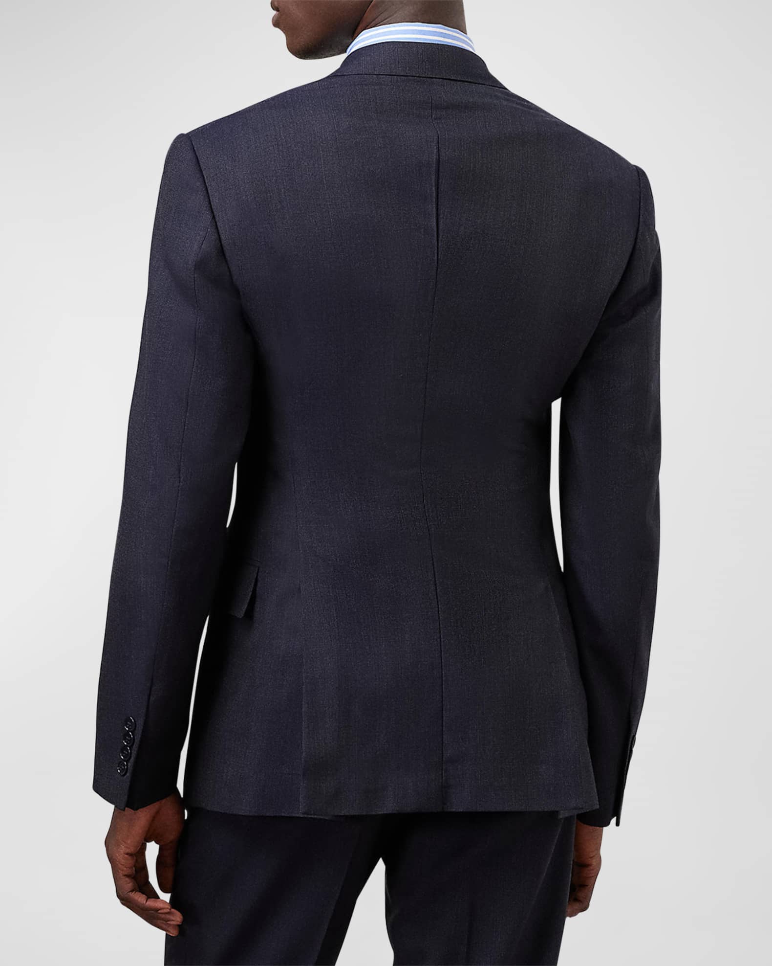 The Trivero Steel Blue Nailhead Suit