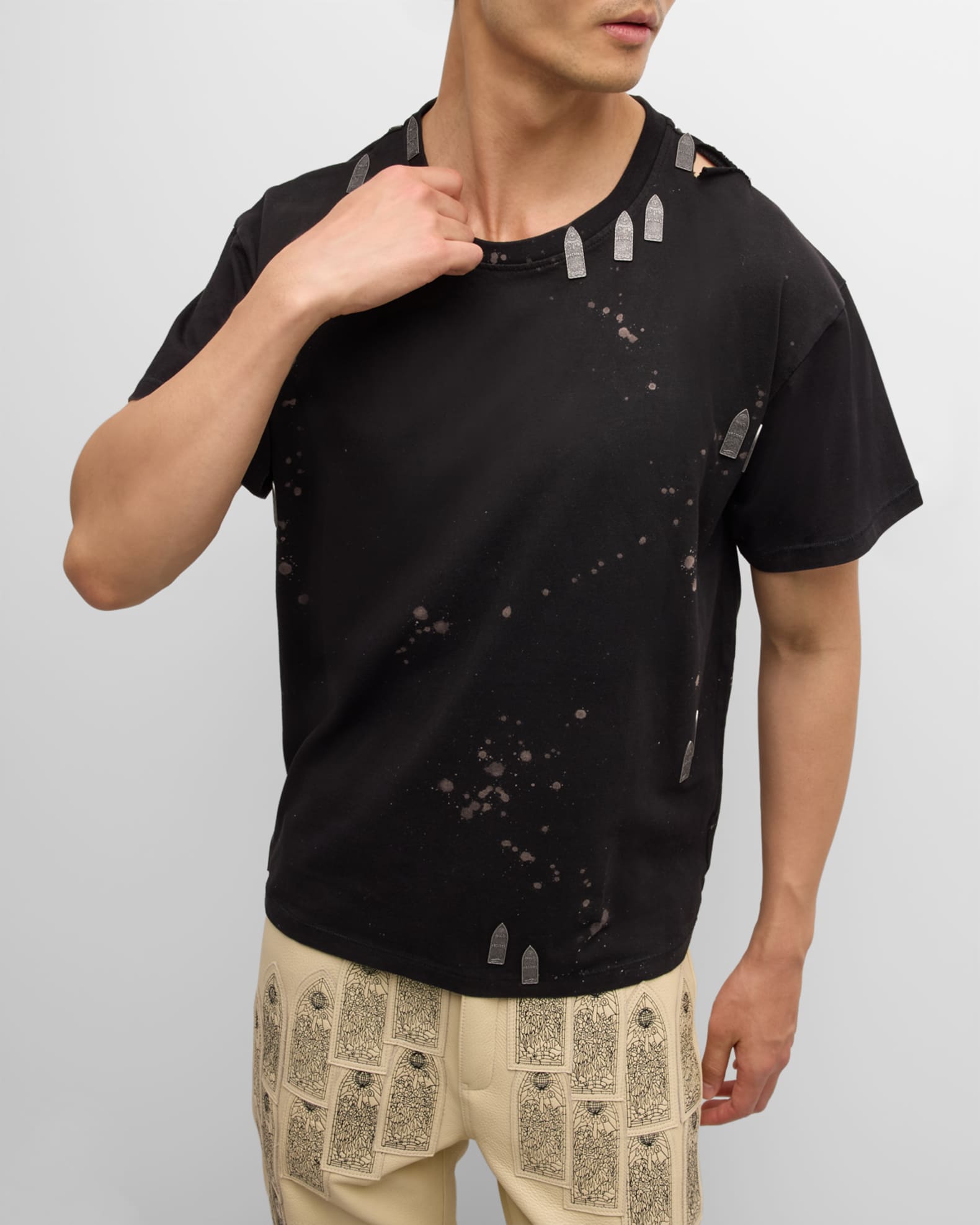 Men s Hardware Distressed T Shirt