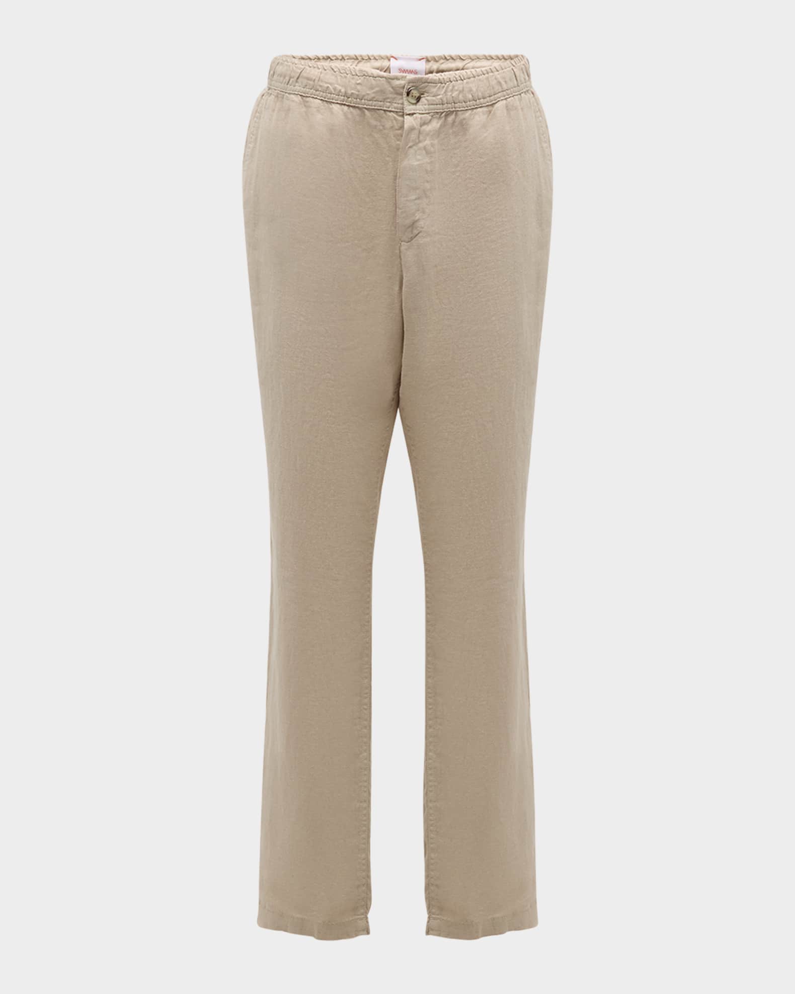 Men's Amalfi Linen Slim Fit Pants 0