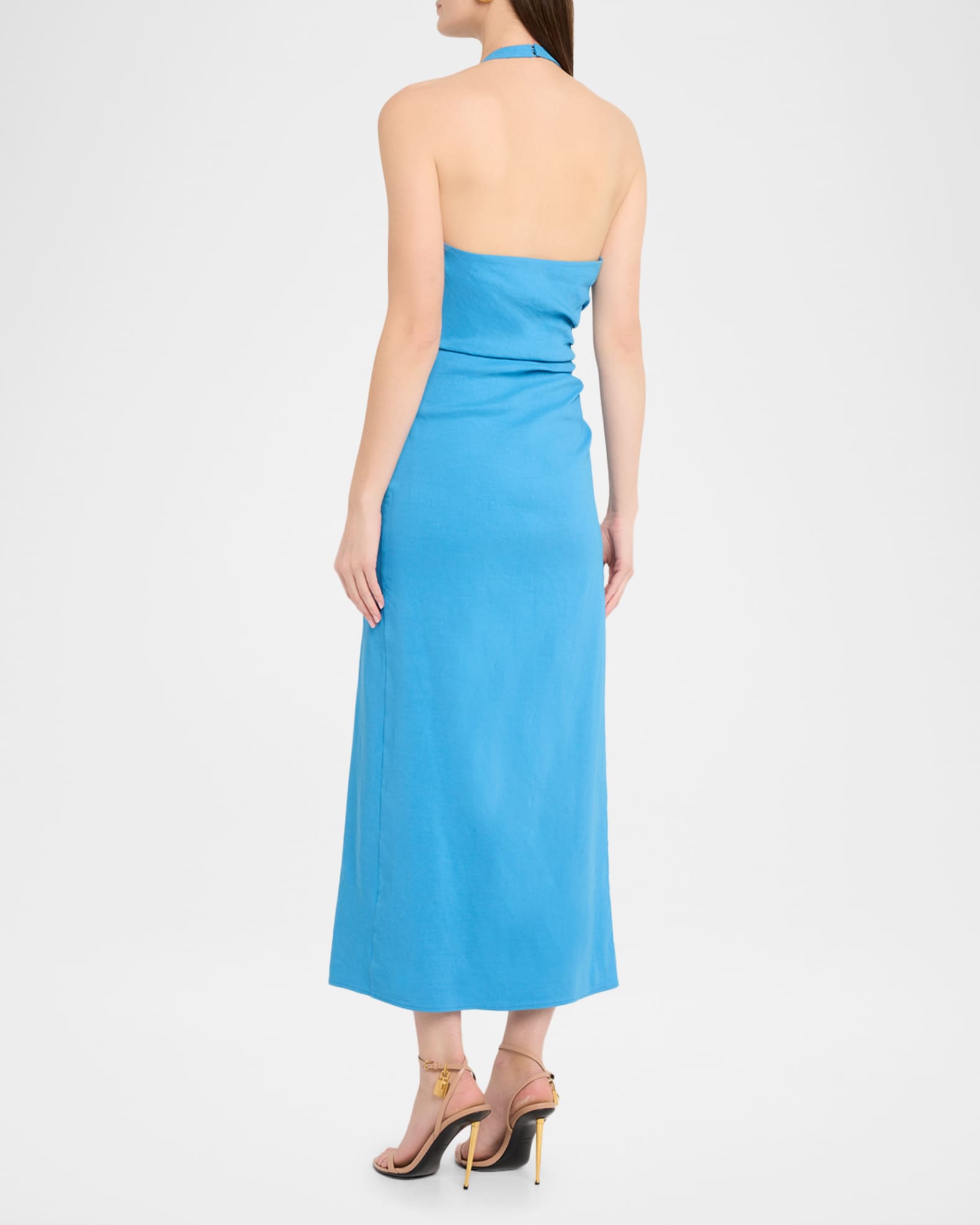 A.L.C. Sylvie Halter Midi Dress | Neiman Marcus