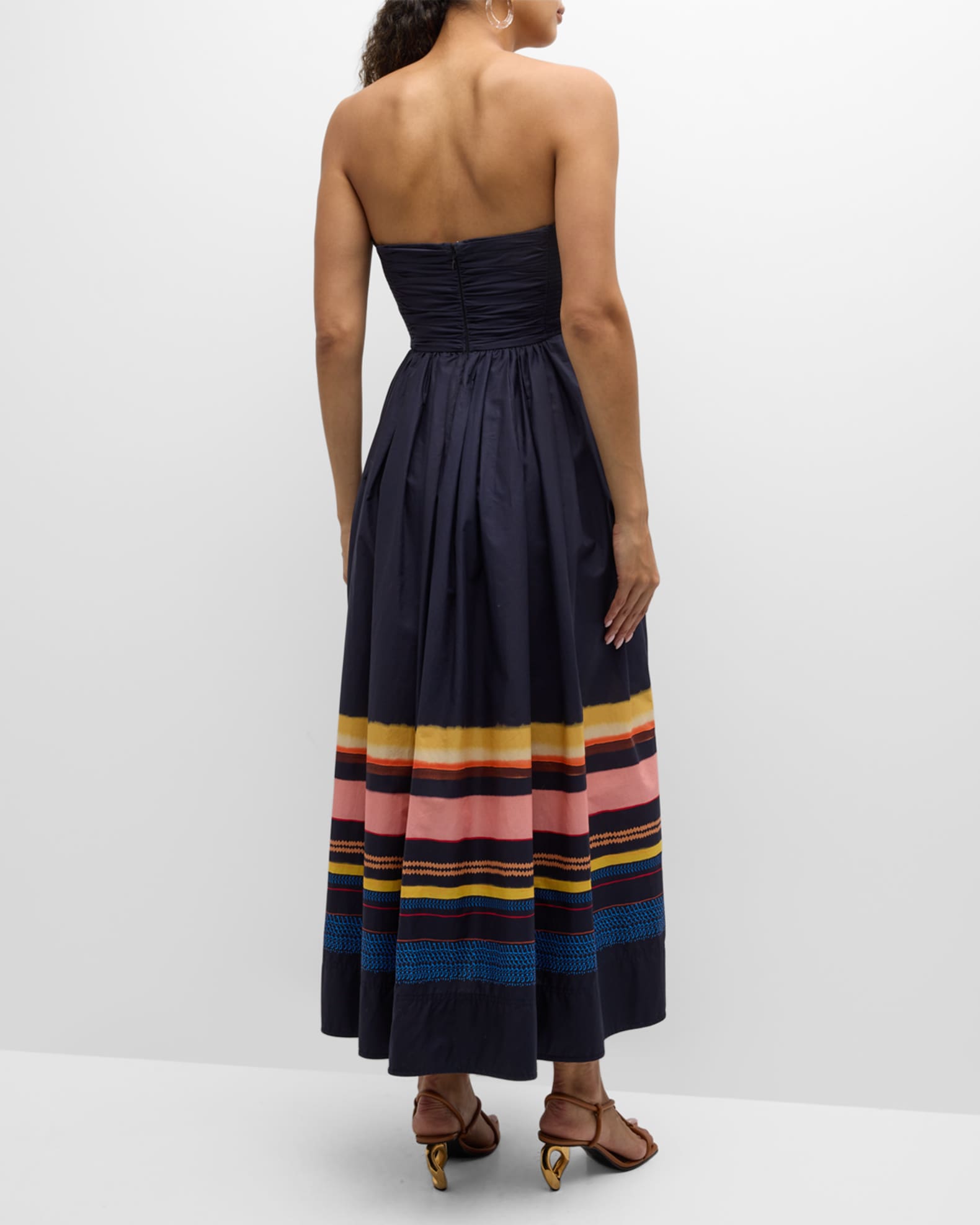 Tate Strapless Midi Dress