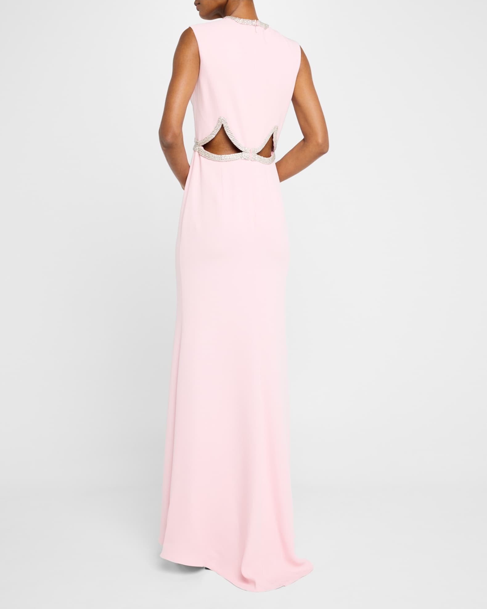 Valentino Garavani Crystal Embroidered Cut Out Gown Neiman Marcus
