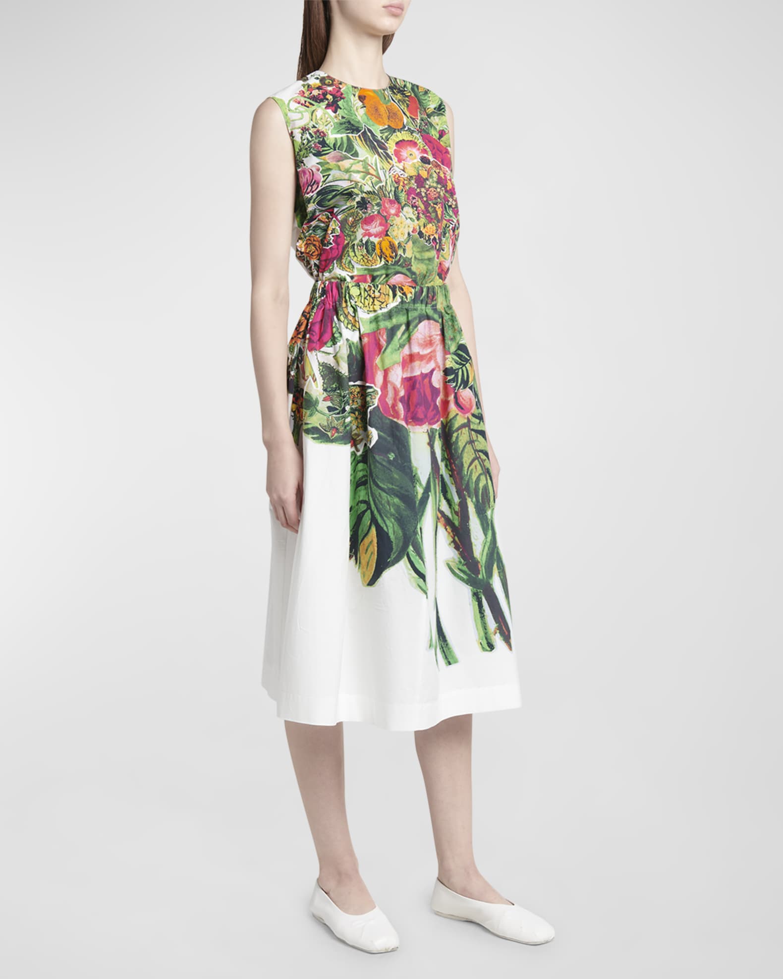 Printed Pull On A-Line Mini Skirts
