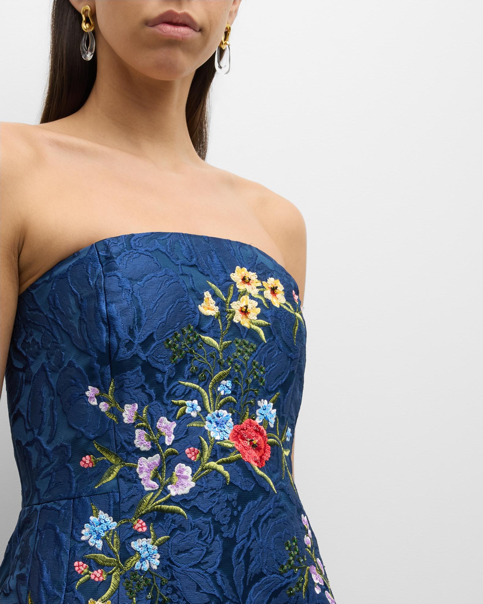 Robe De Soirée Sachin & Babi Taille 38 - Imprimé Floral Multicolore - Parfait État