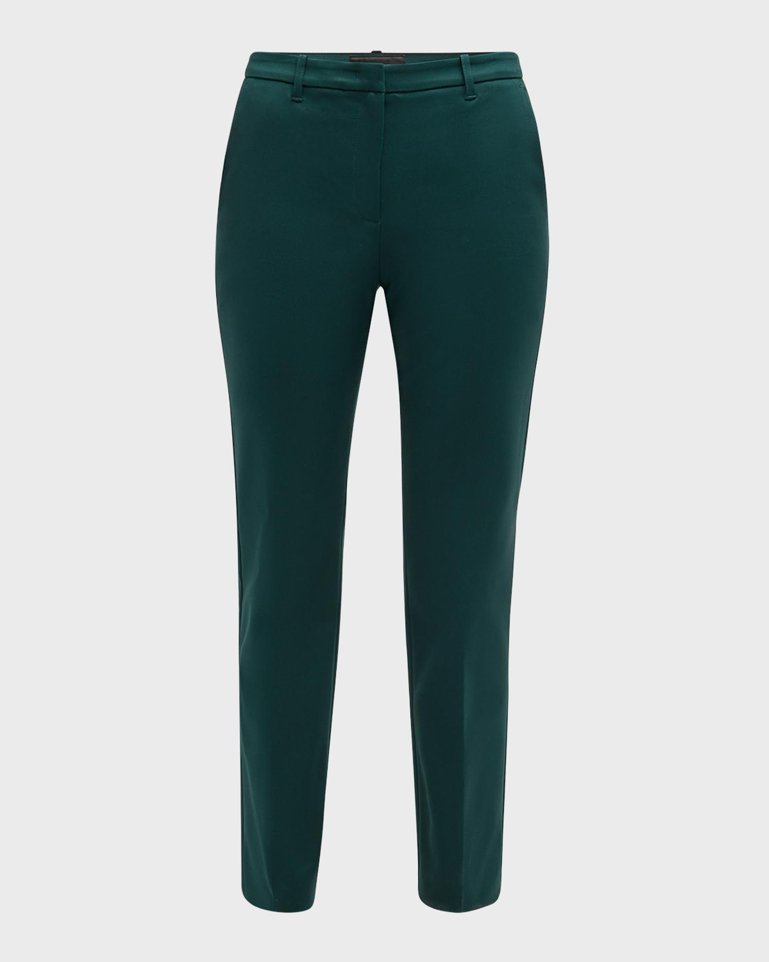 スーツ Emporio Armani basic trousers Emporio Armani Straight-Leg Couture Cotton Trousers | Neiman Marcus