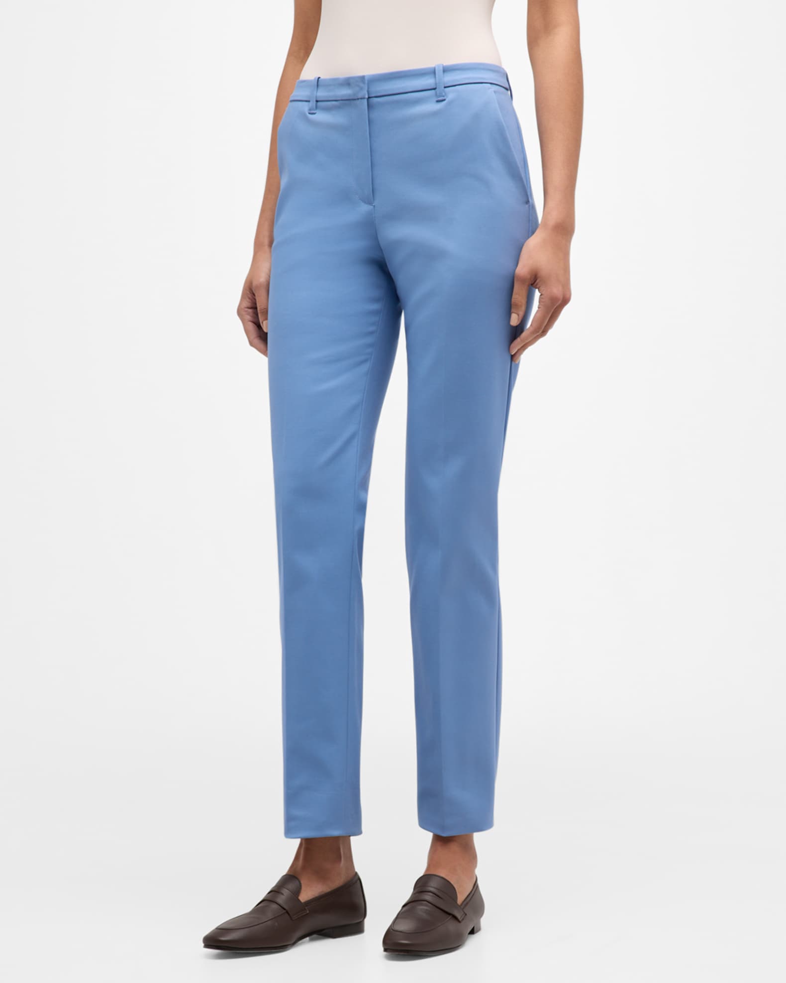 パンツ EMPORIO ARMANI Women Straight Pants 7W000174AF12643UC001 BLA Emporio Armani straight-leg Trousers | Neutrals | FARFETCH