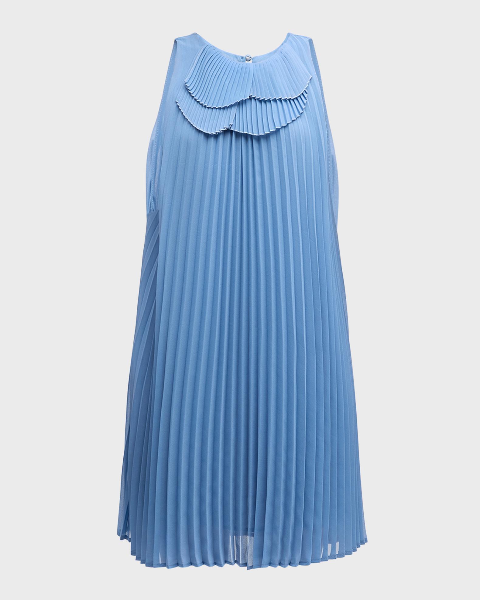 pleated shift mini dress Cream Woven Pleated Shift Mini Dress