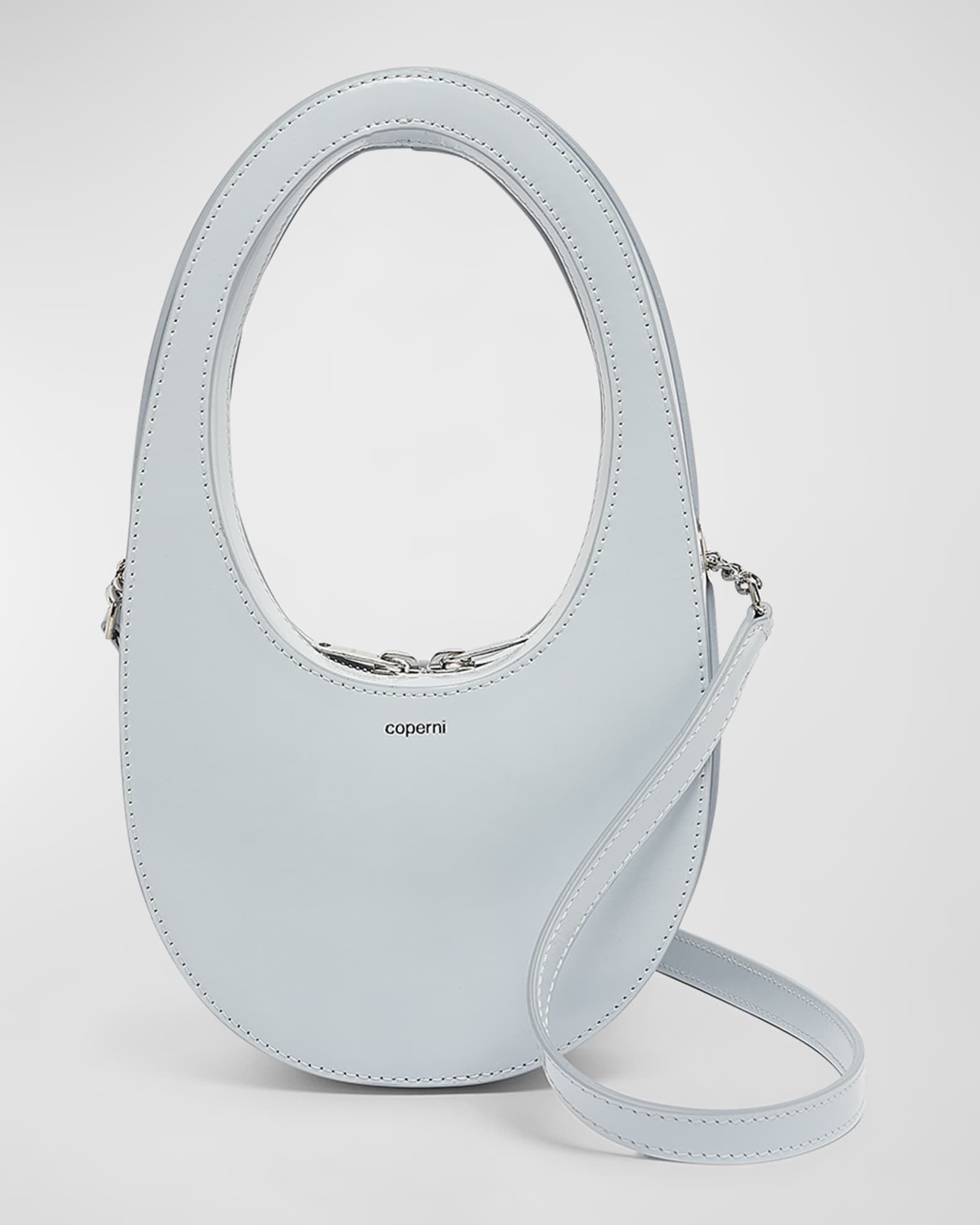 Swipe Mini Leather Crossbody Bag 0