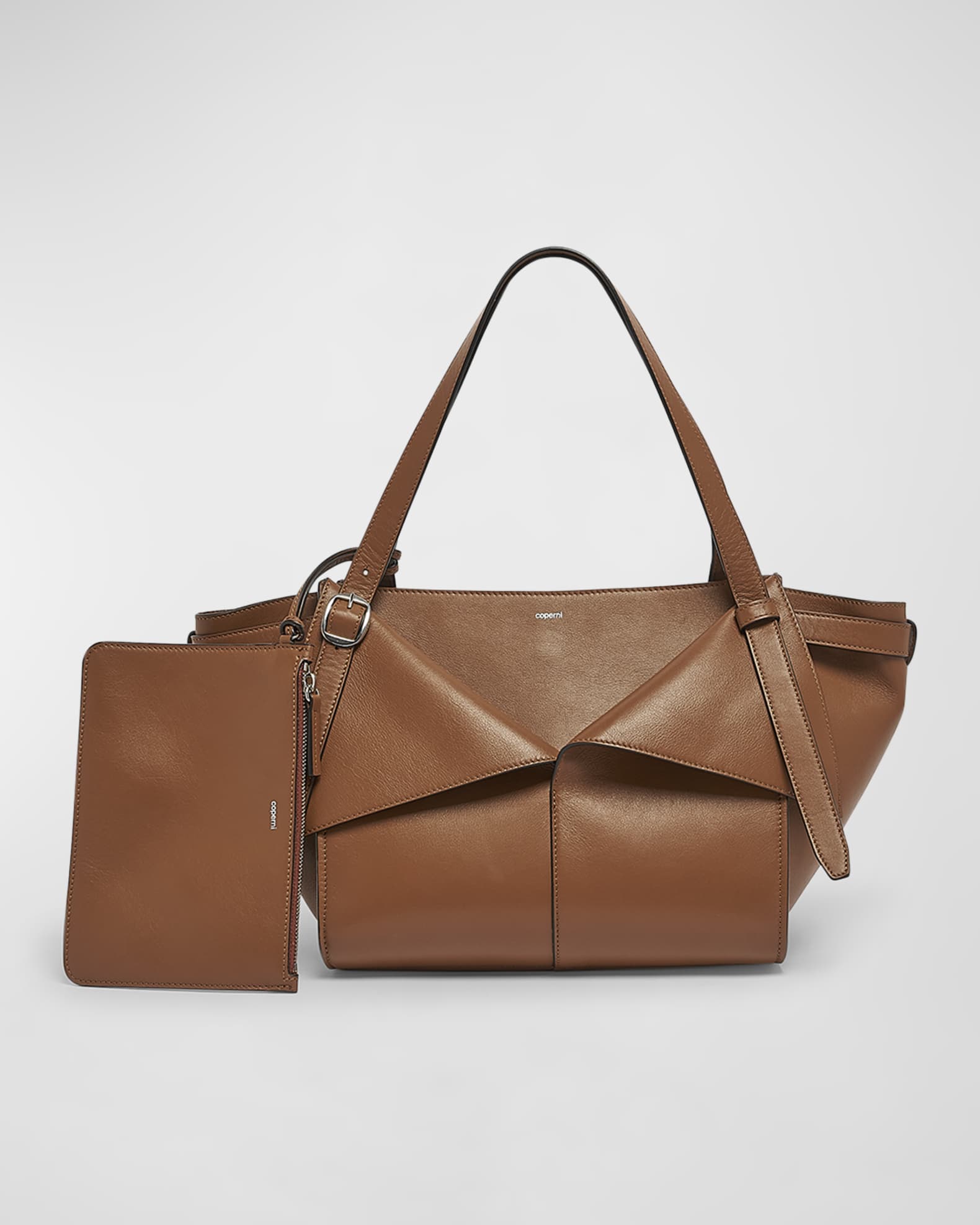 ショルダーバッグ・ポシェット Belt Shoulder Bag - Coperni - Leather - Brown Coperni Medium Belt Leather Shoulder Bag | Neiman Marcus