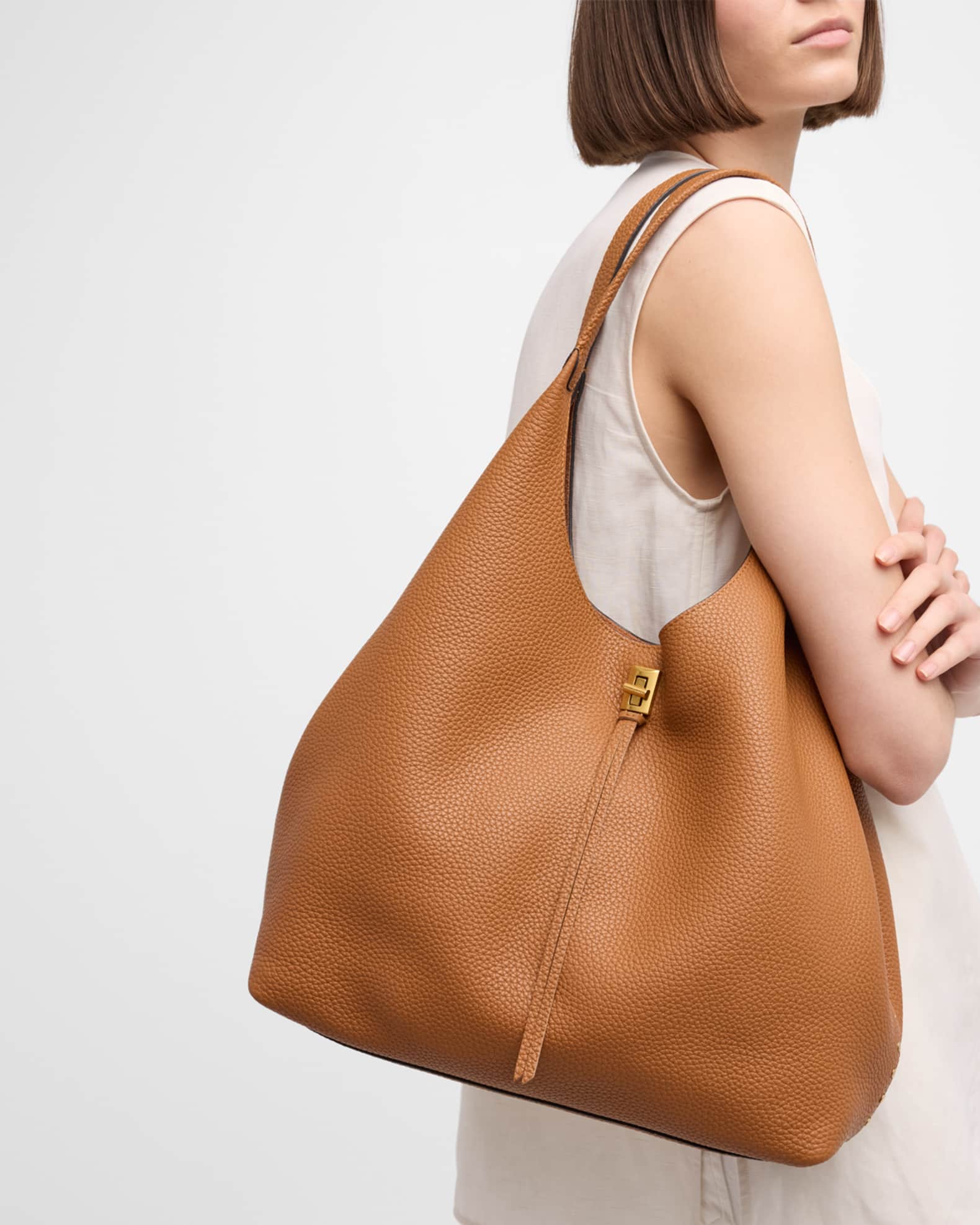 Darren Signature Leather Tote Bag 1