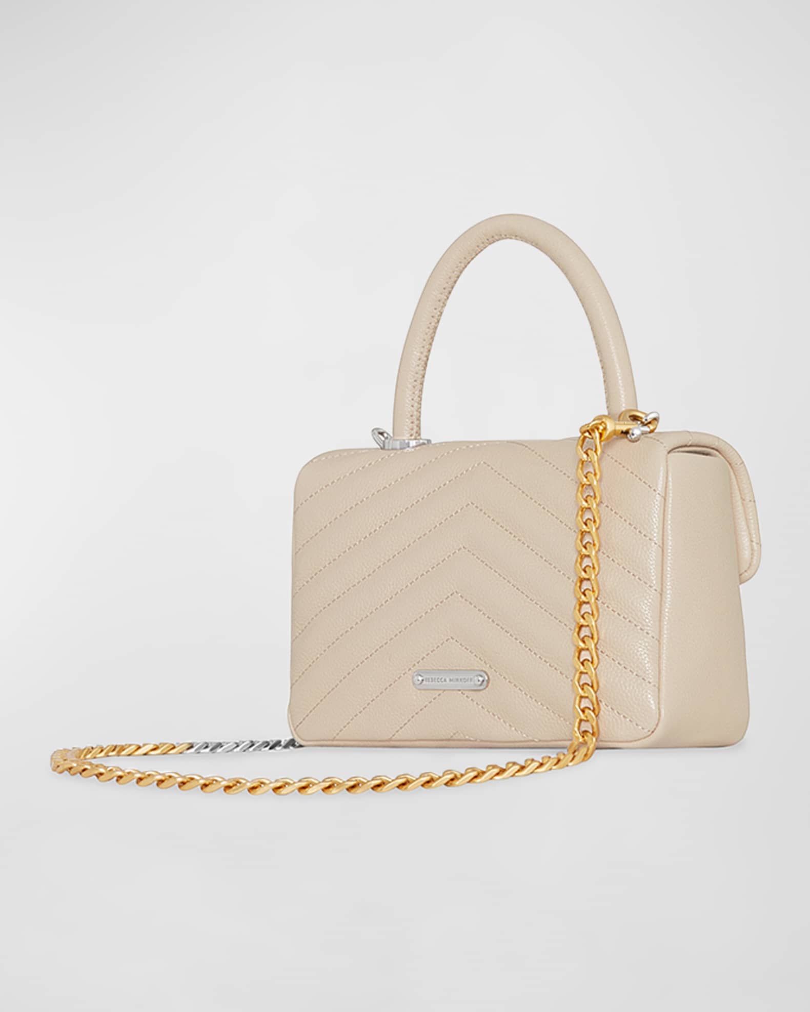 Rebecca Minkoff Edie Quilted Leather TopHandle Bag Neiman Marcus