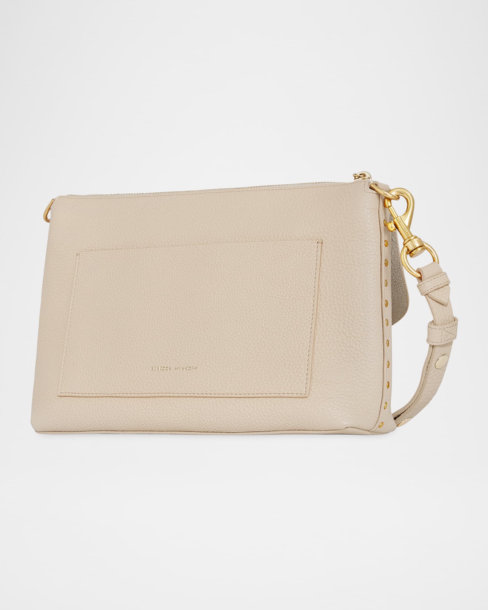 Rebecca  Rebecca Minkoff Darren Zip Leather Shoulder Bag | Neiman Marcus
