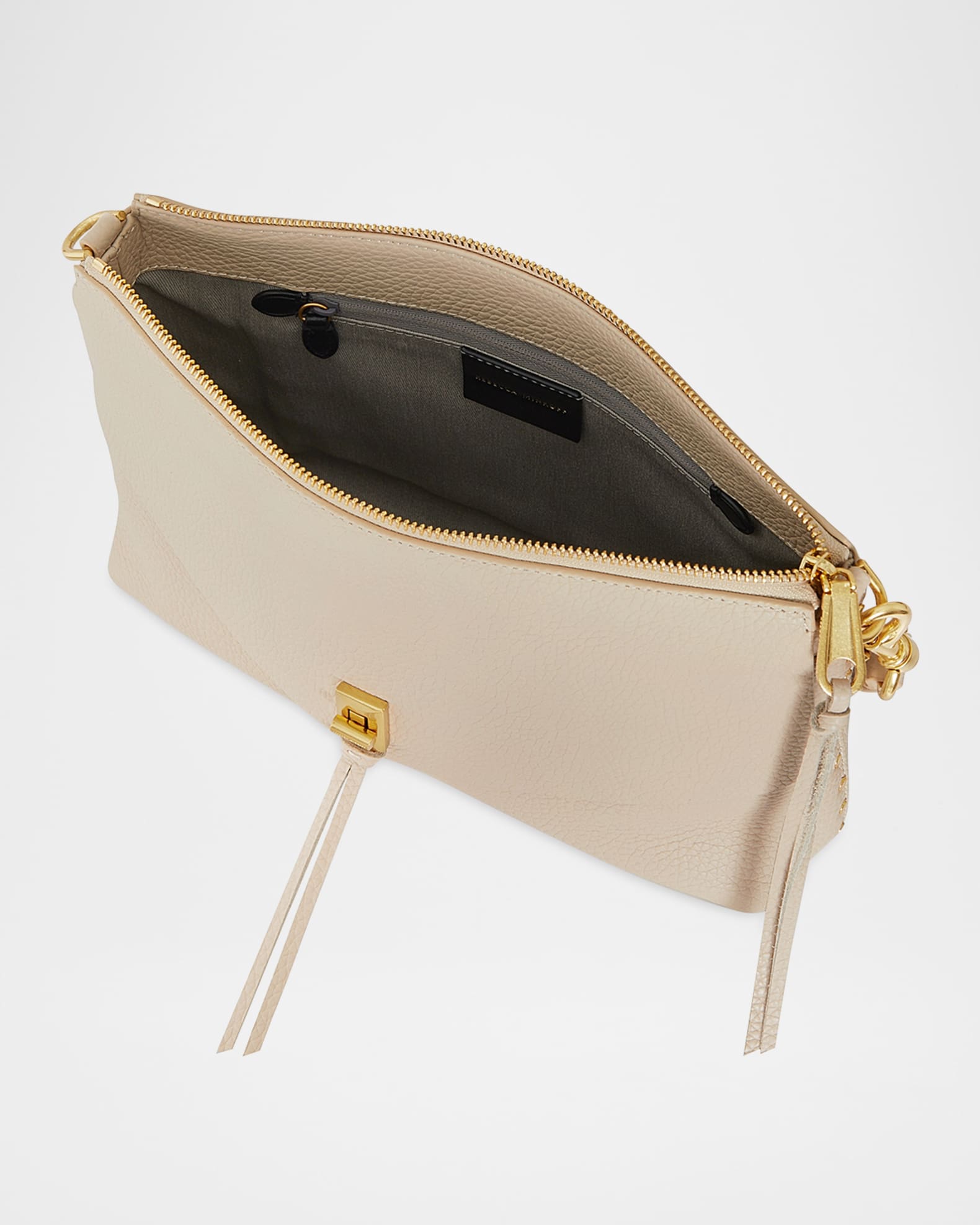 Rebecca Minkoff Darren Zip Leather Shoulder Bag | Neiman Marcus