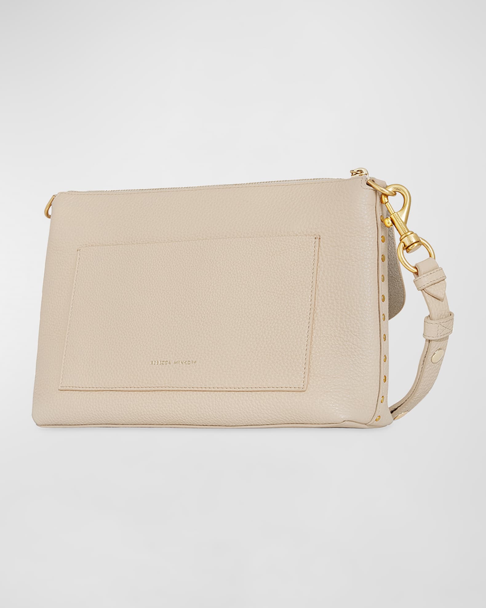 Rebecca Minkoff Darren Zip Leather Shoulder Bag | Neiman Marcus