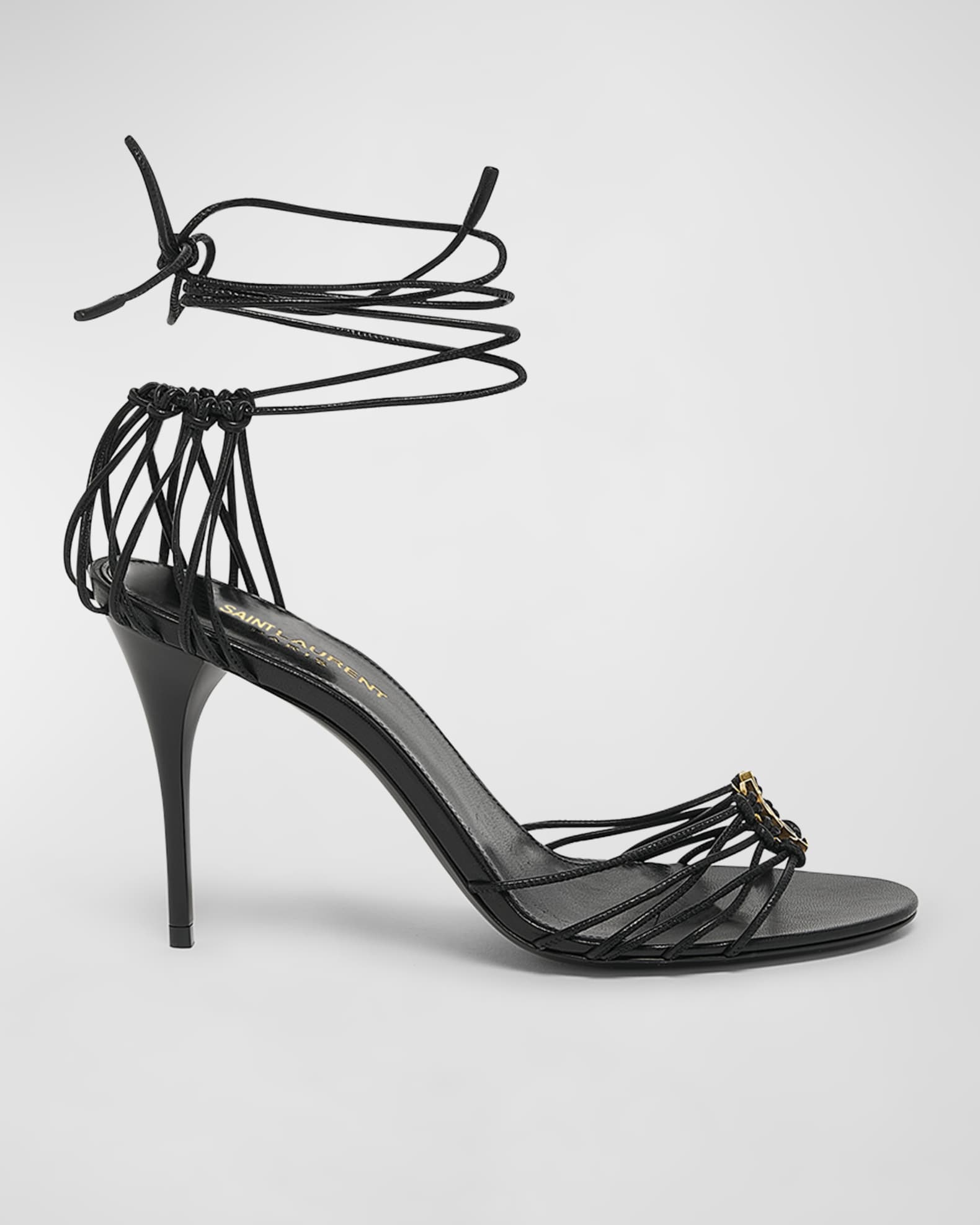 Ysl strappy shoes online