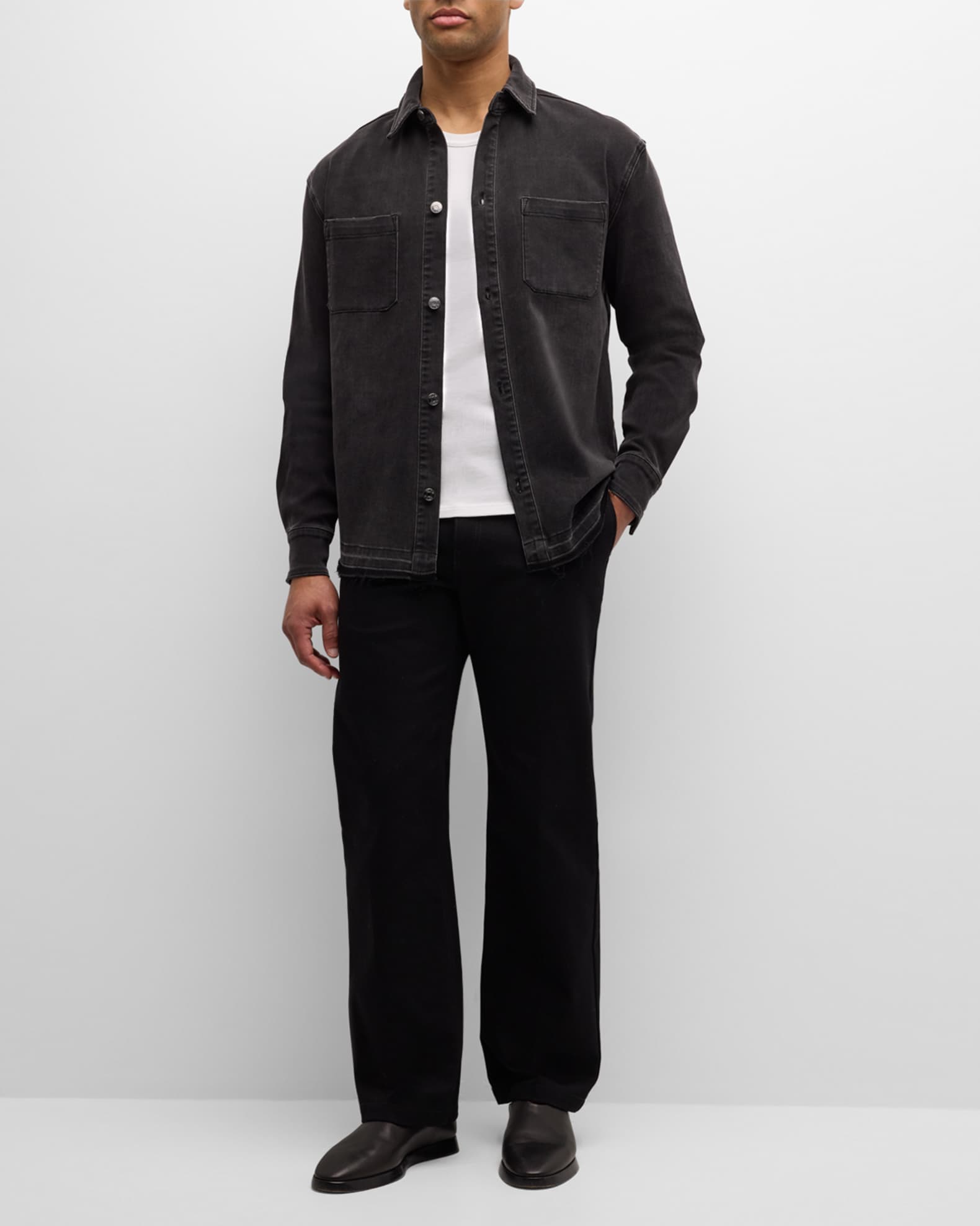 Men's Alex Graphic Denim Overshirt 1