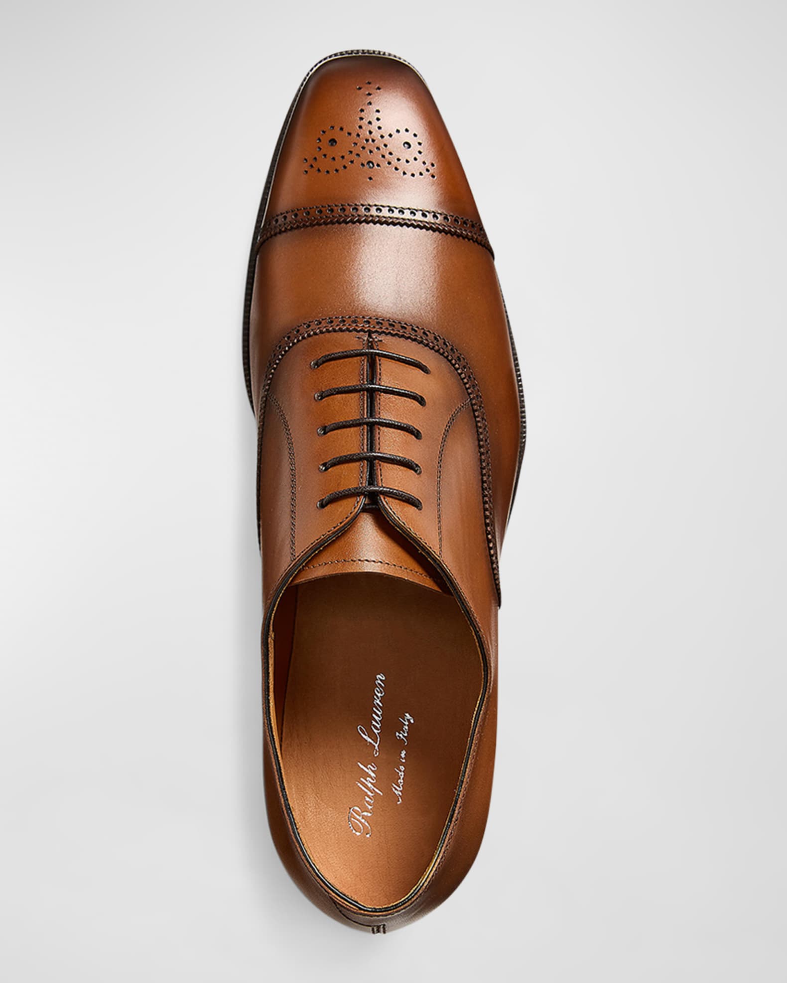 Ralph Lauren Purple Label Men's Denver II Brogue Leather Oxfords