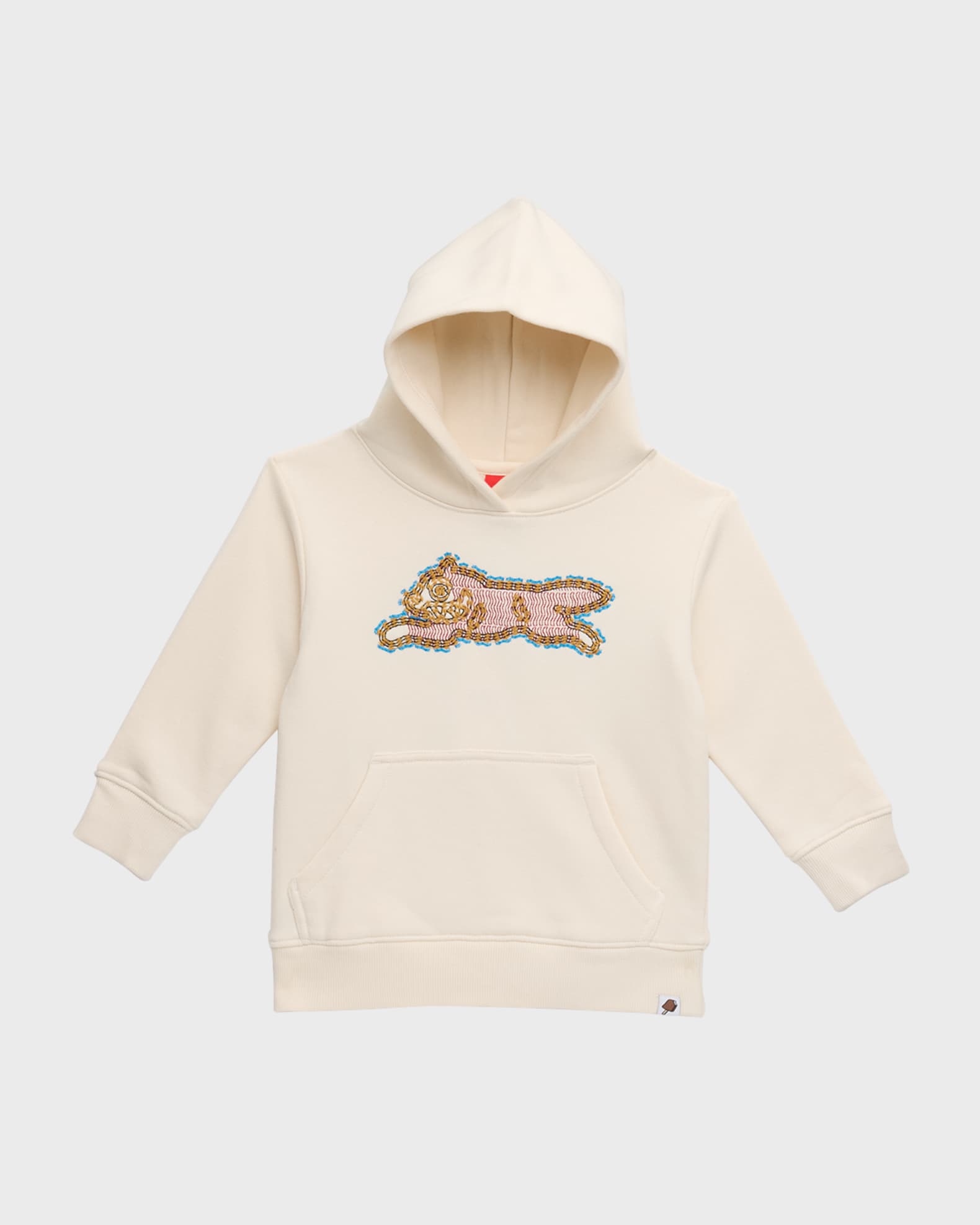 Icecream Boy's Machine Embroidered Hoodie, Size 2-10