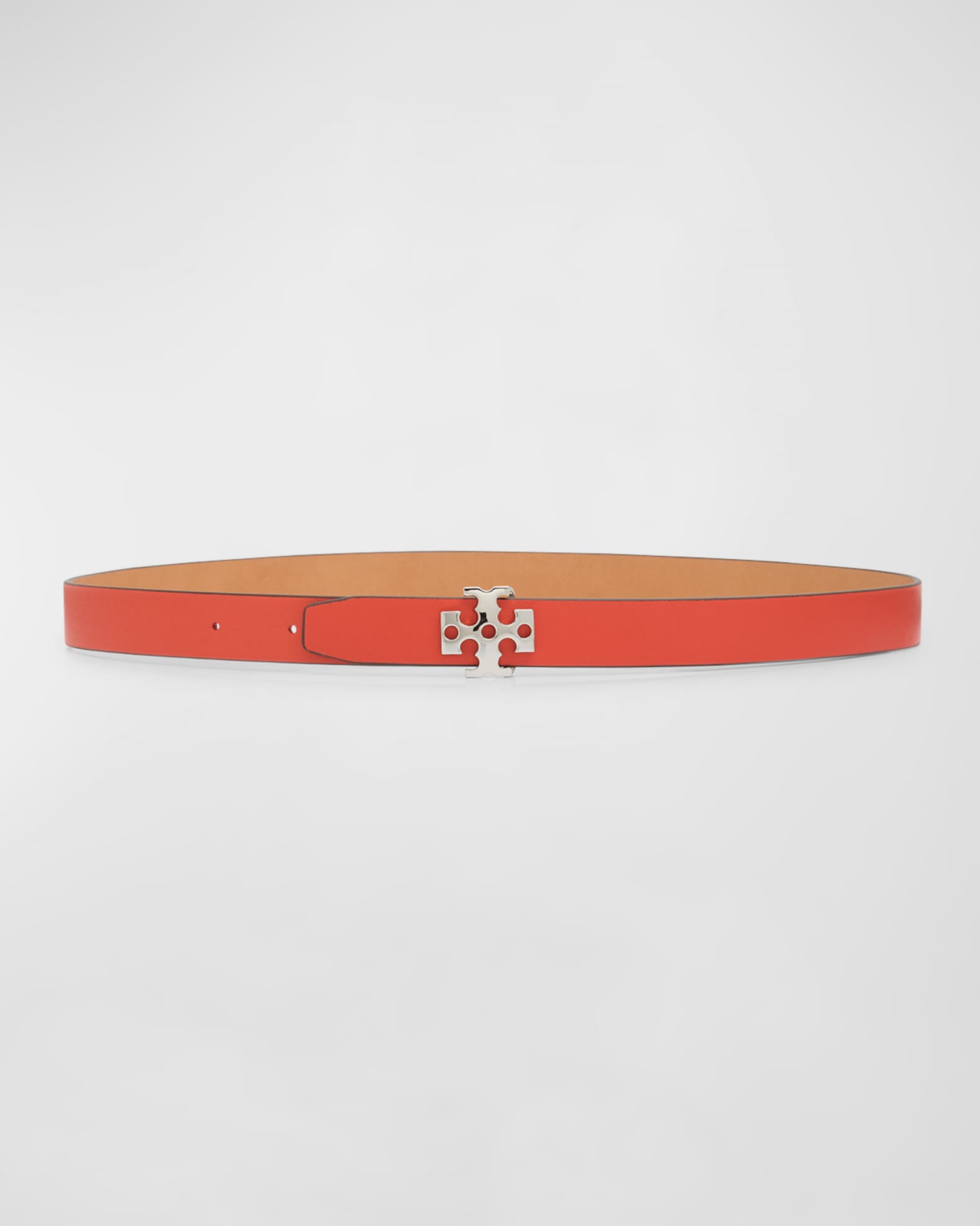 TORY BURCH ロゴベルト Tory Burch Logo Leather Belt | Neiman Marcus