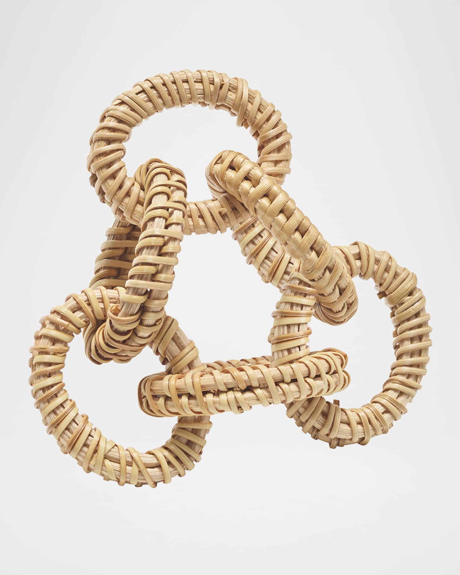 Rattan Link Napkin Ring  0