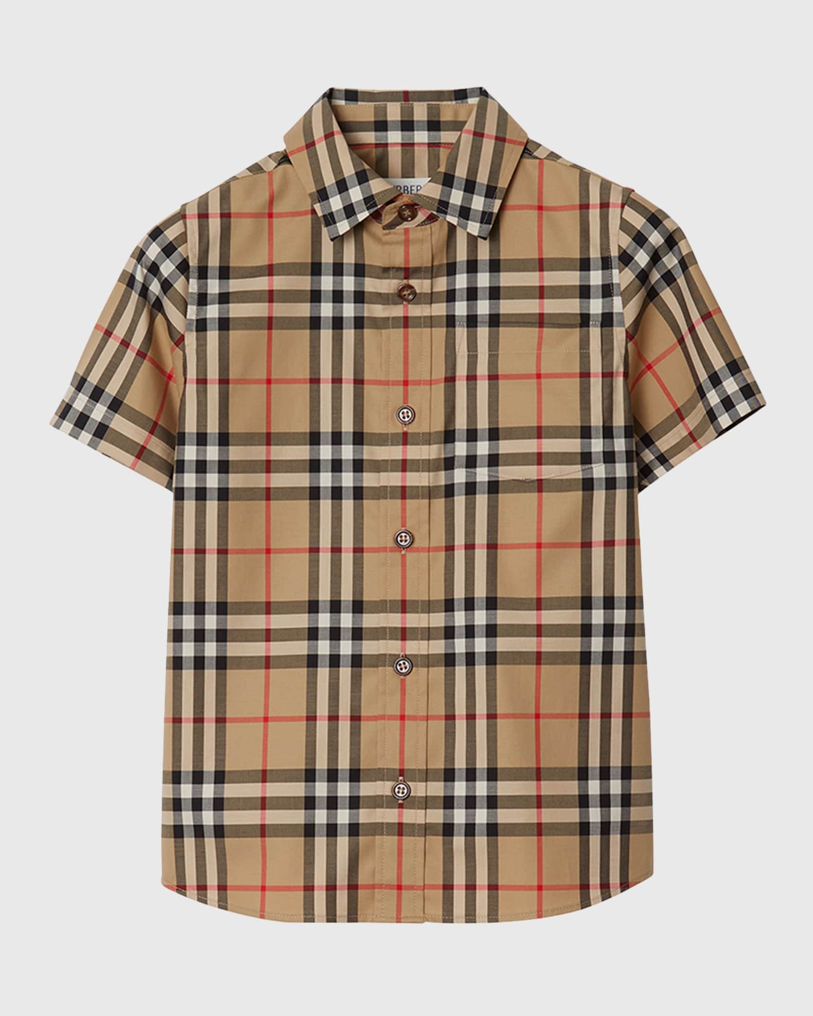 Boy s Owen Short Sleeve Vintage Check Shirt Neiman Marcus
