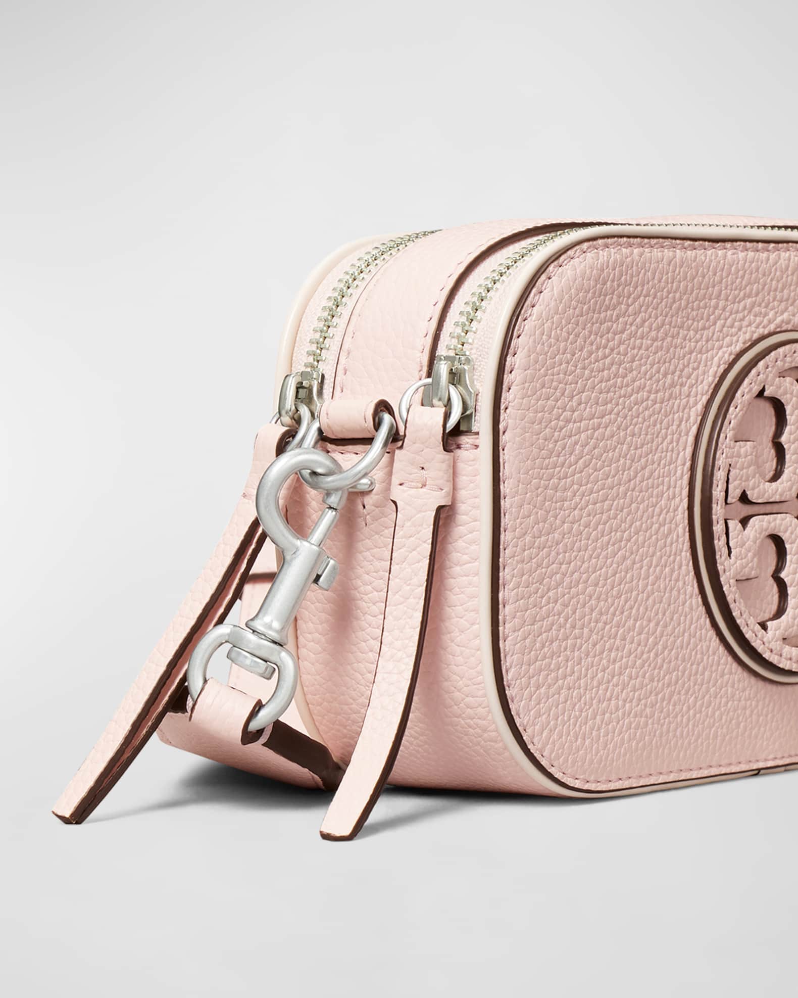 トートバッグ TORY BURCH Pastel Pink Leather Miller Crossbody Bag Miller Mini Leather Crossbody Bag | Neiman Marcus