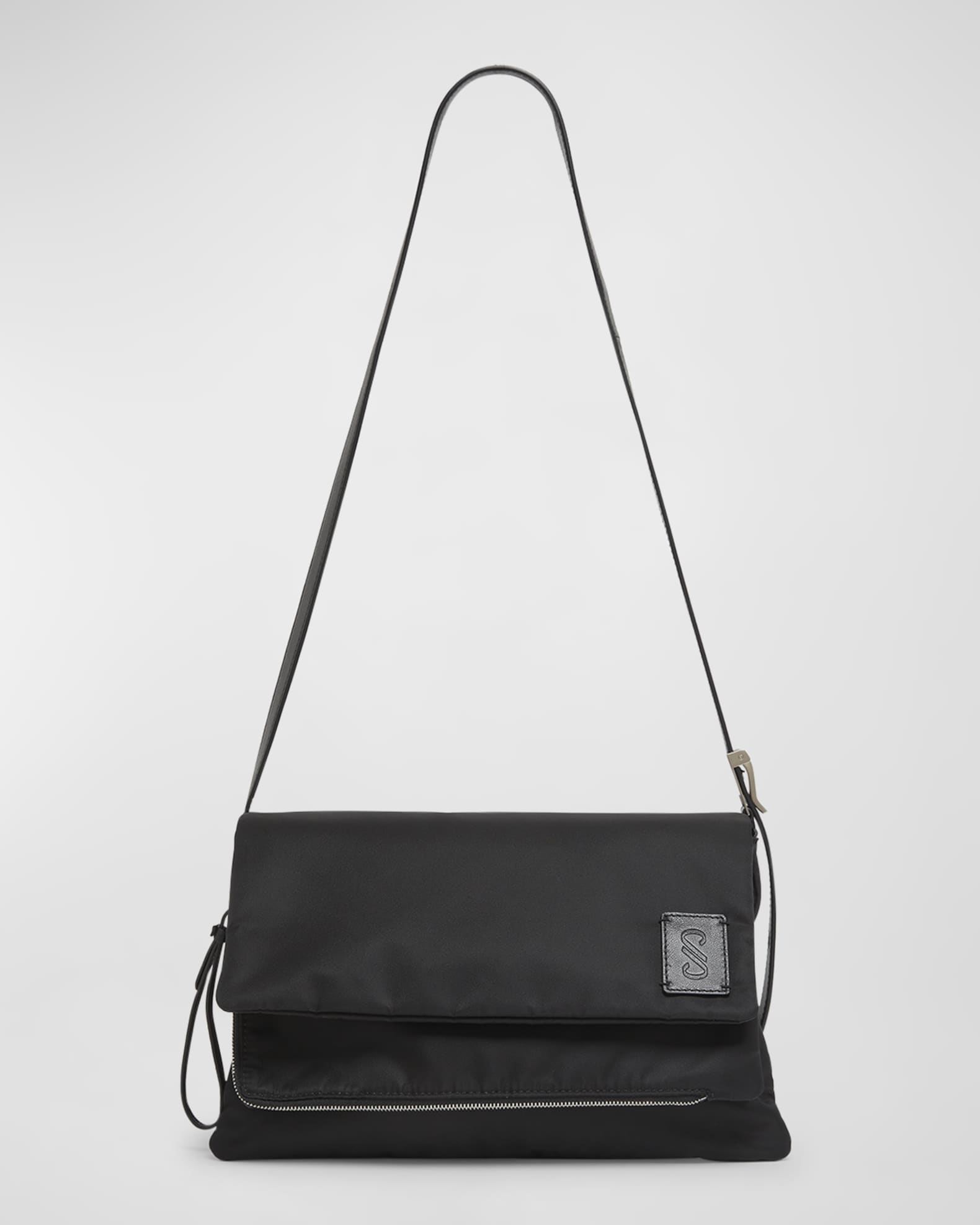 Proenza Schouler City Small Flap Nylon Shoulder Bag