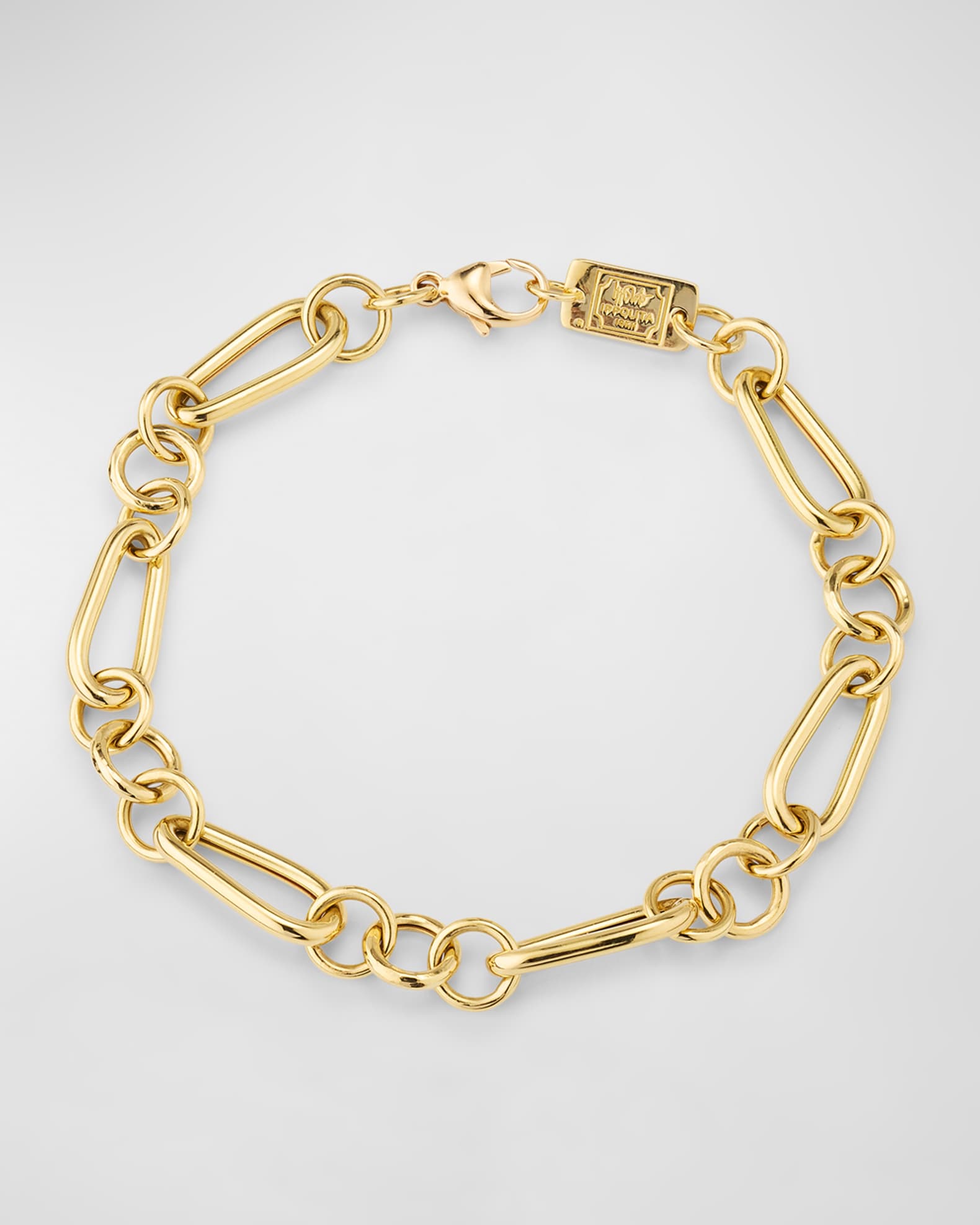 18K Classico Mixed-Shape Tubing Link Bracelet 0