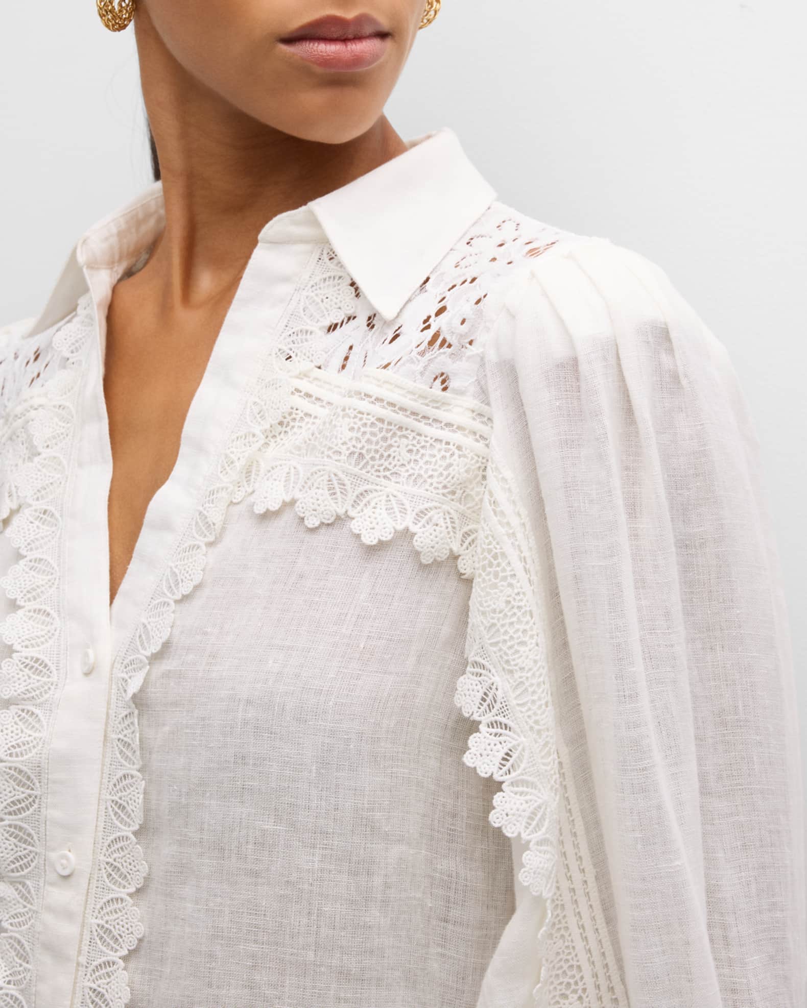 OLIVIA LINEN BLOUSE