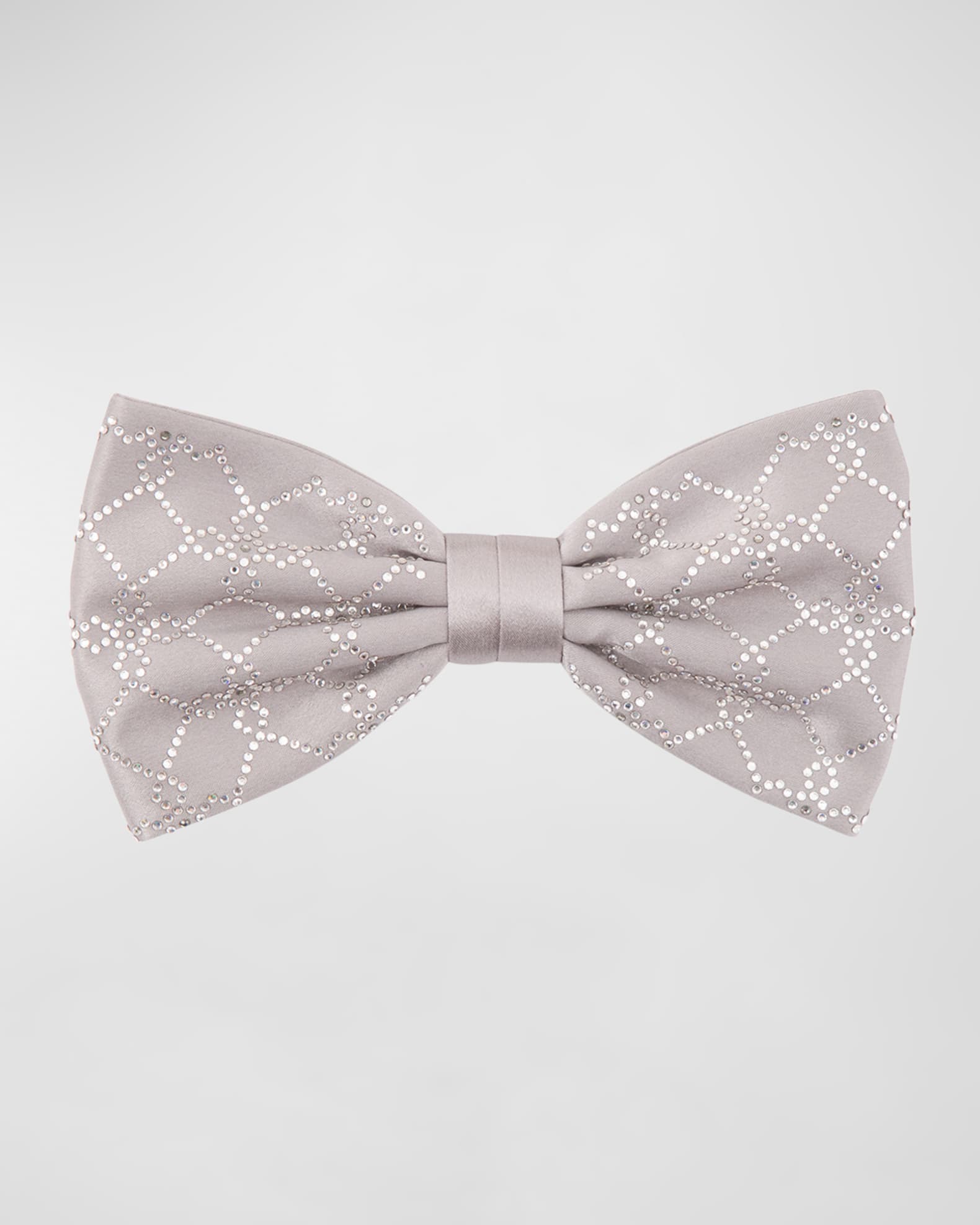 Men's Silk Rhinestone Bow Tie 0