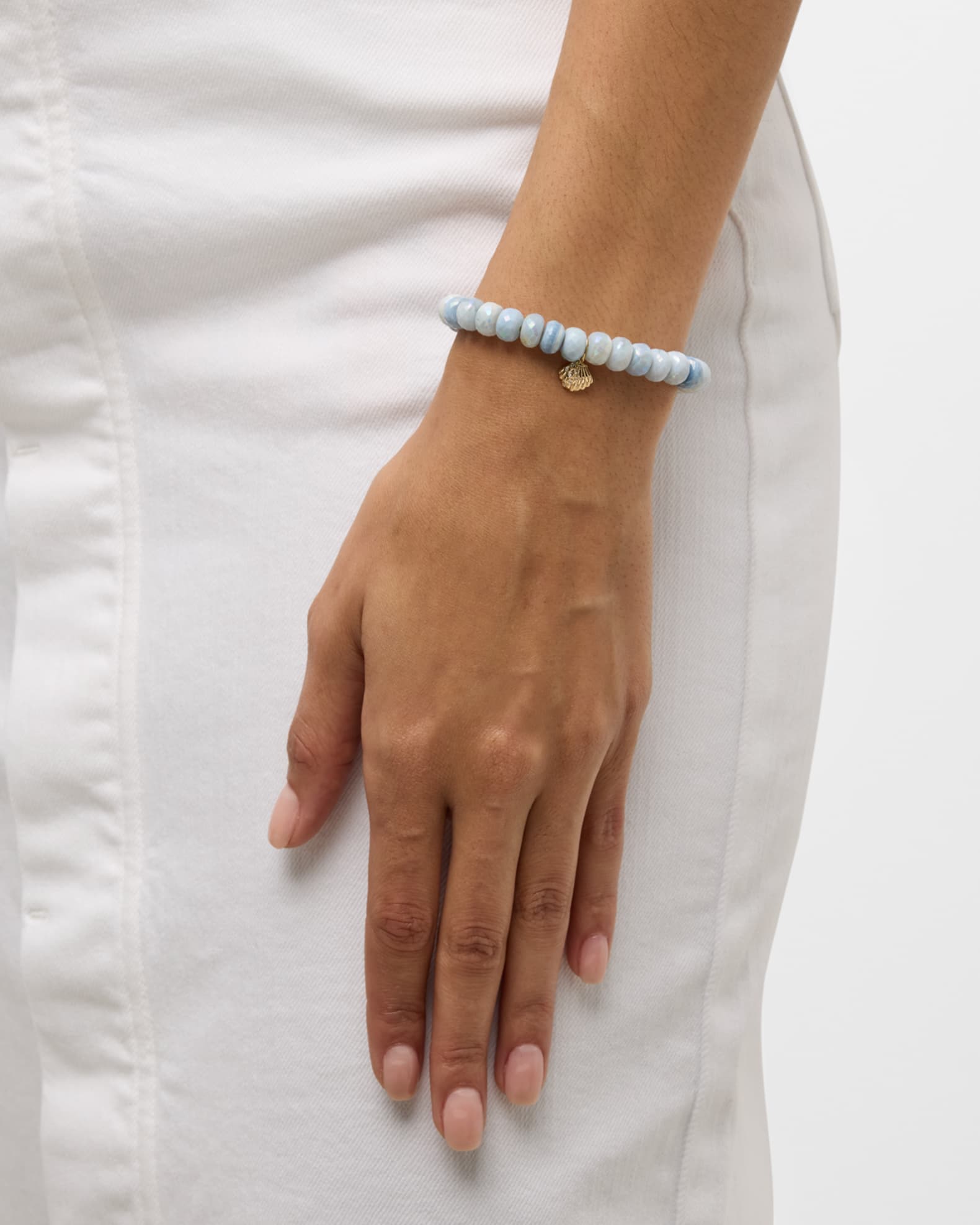 Clam Shell Beaded Bracelet 1