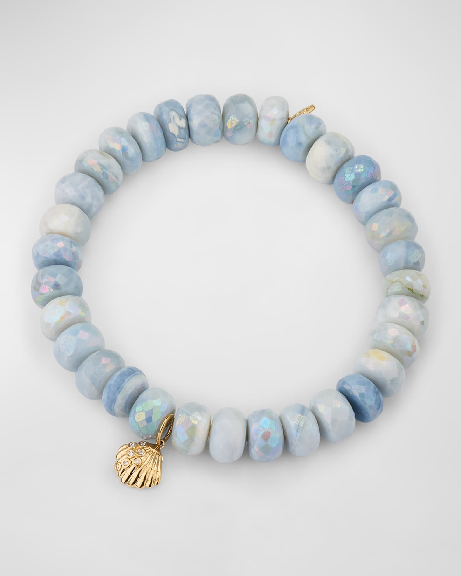 Clam Shell Beaded Bracelet 0
