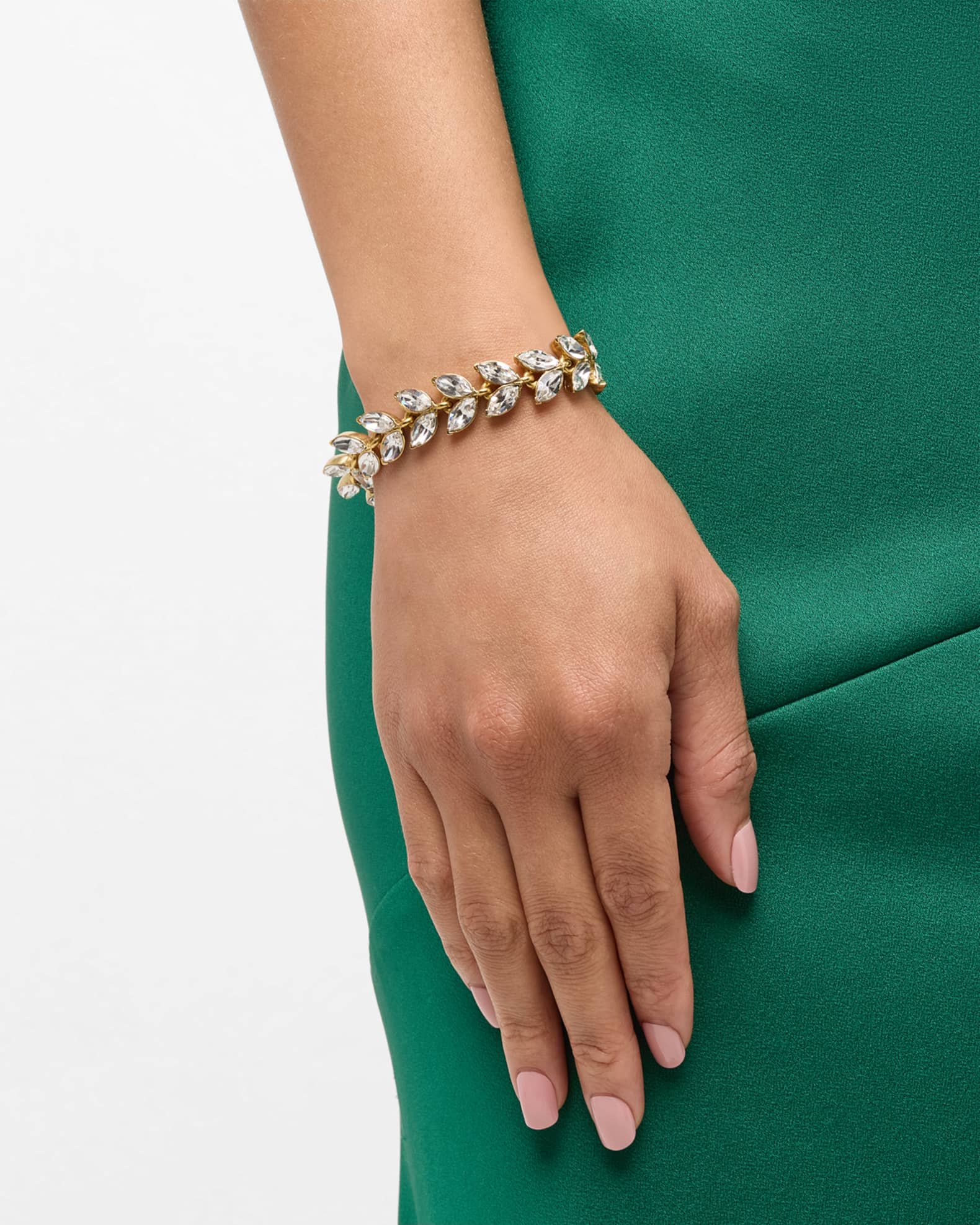 Crystal Leaf Bracelet 1