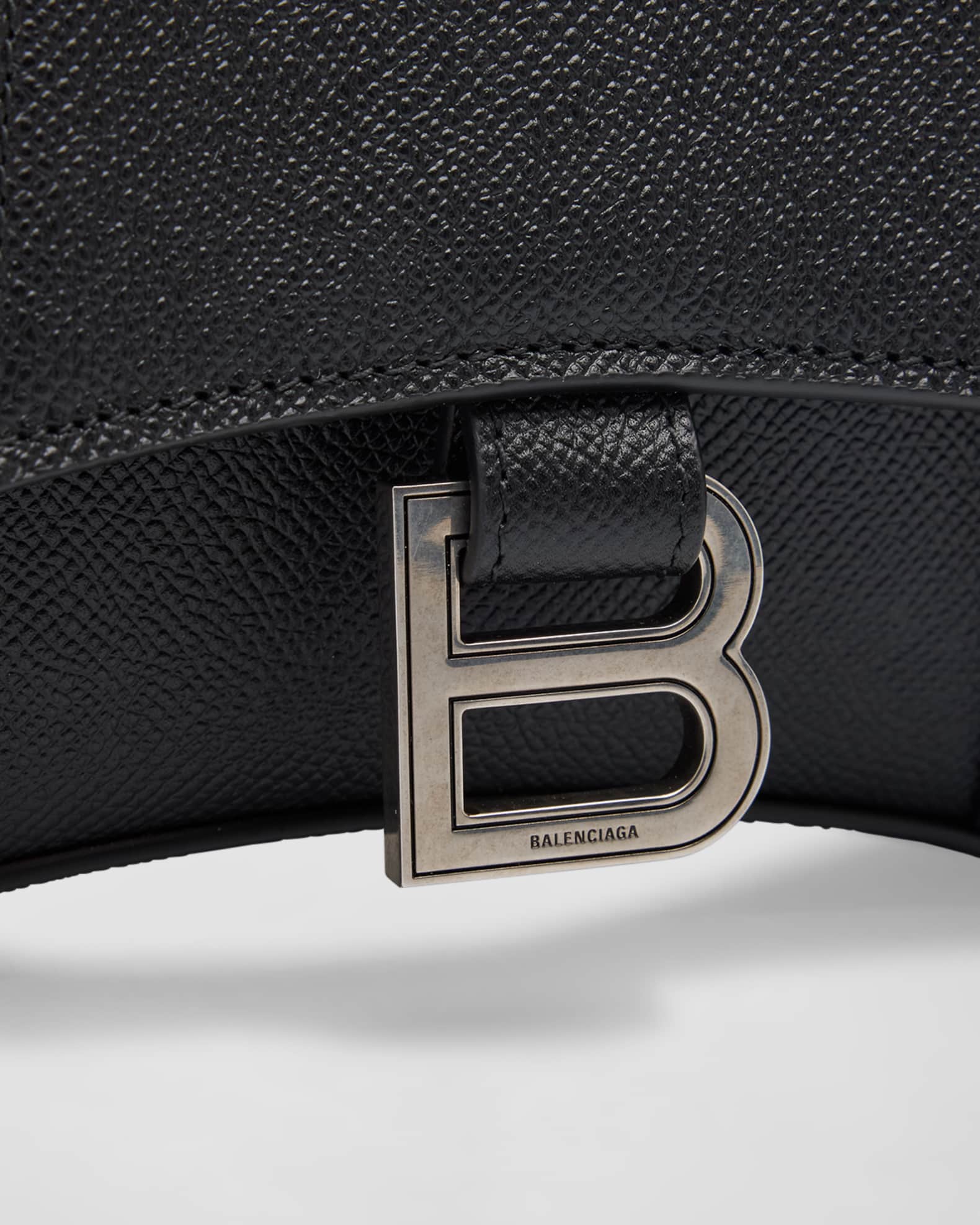 Men's Downtown B-Logo Leather Crossbody Bag