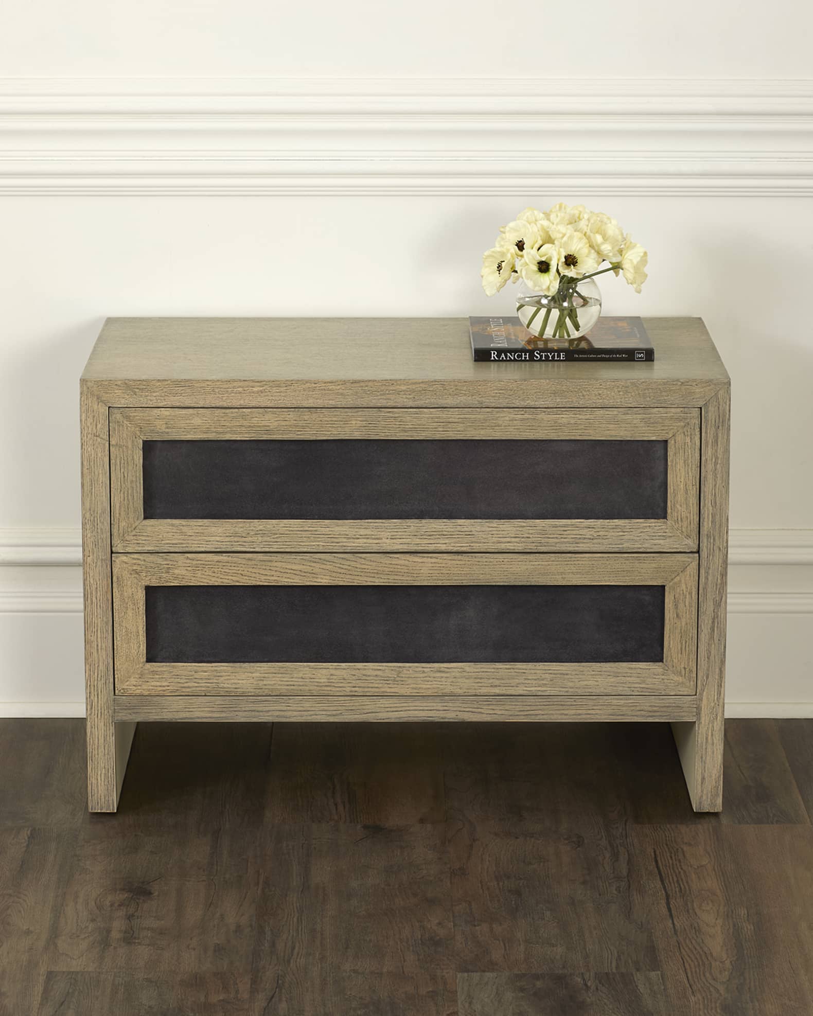 Burnett 2-Drawer Side Table 0